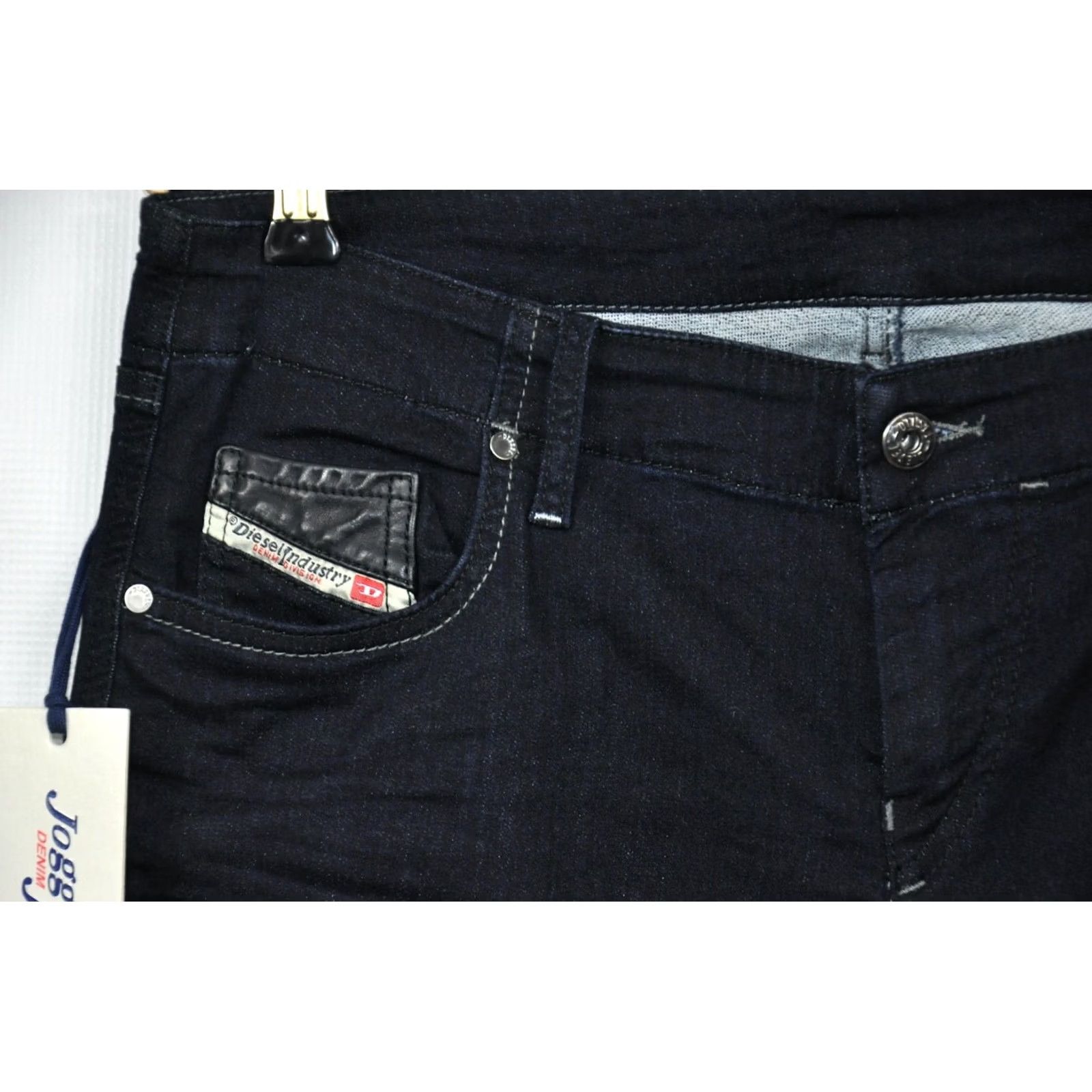 Diesel Diesel Grupee-0600V Sweatpants Jogg Jeans Women's Size 31 Blue 90% Cotton 8% Polyester 2% Elastane Skinny Style Vintage: No Size 24" / US 00 / IT 34 - 6 Thumbnail