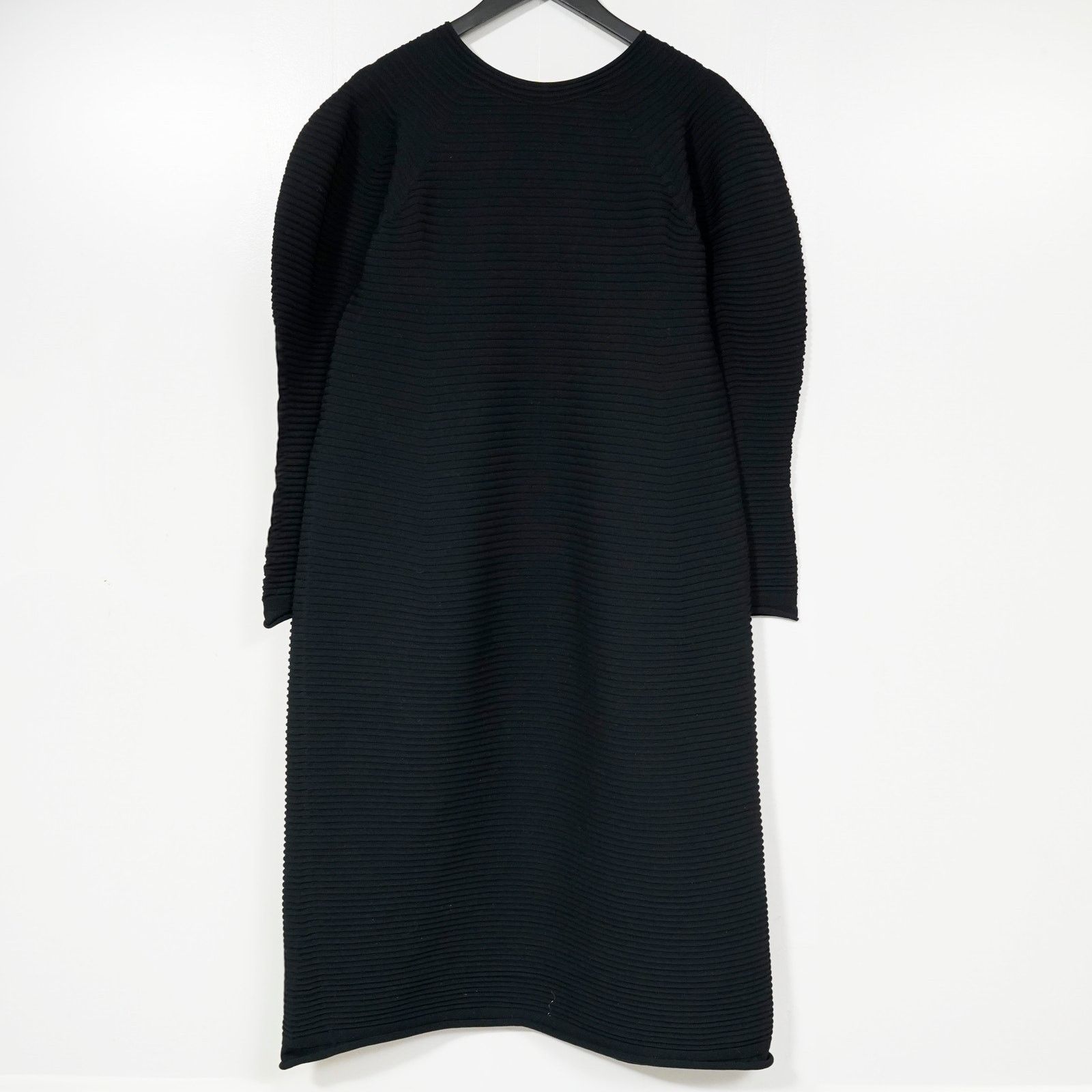 Pleats Please Issey Miyake Pleats Please Issey Miyake Black Pleated Long Sleeve Dress Size M / US 6-8 / IT 42-44 - 1 Thumbnail