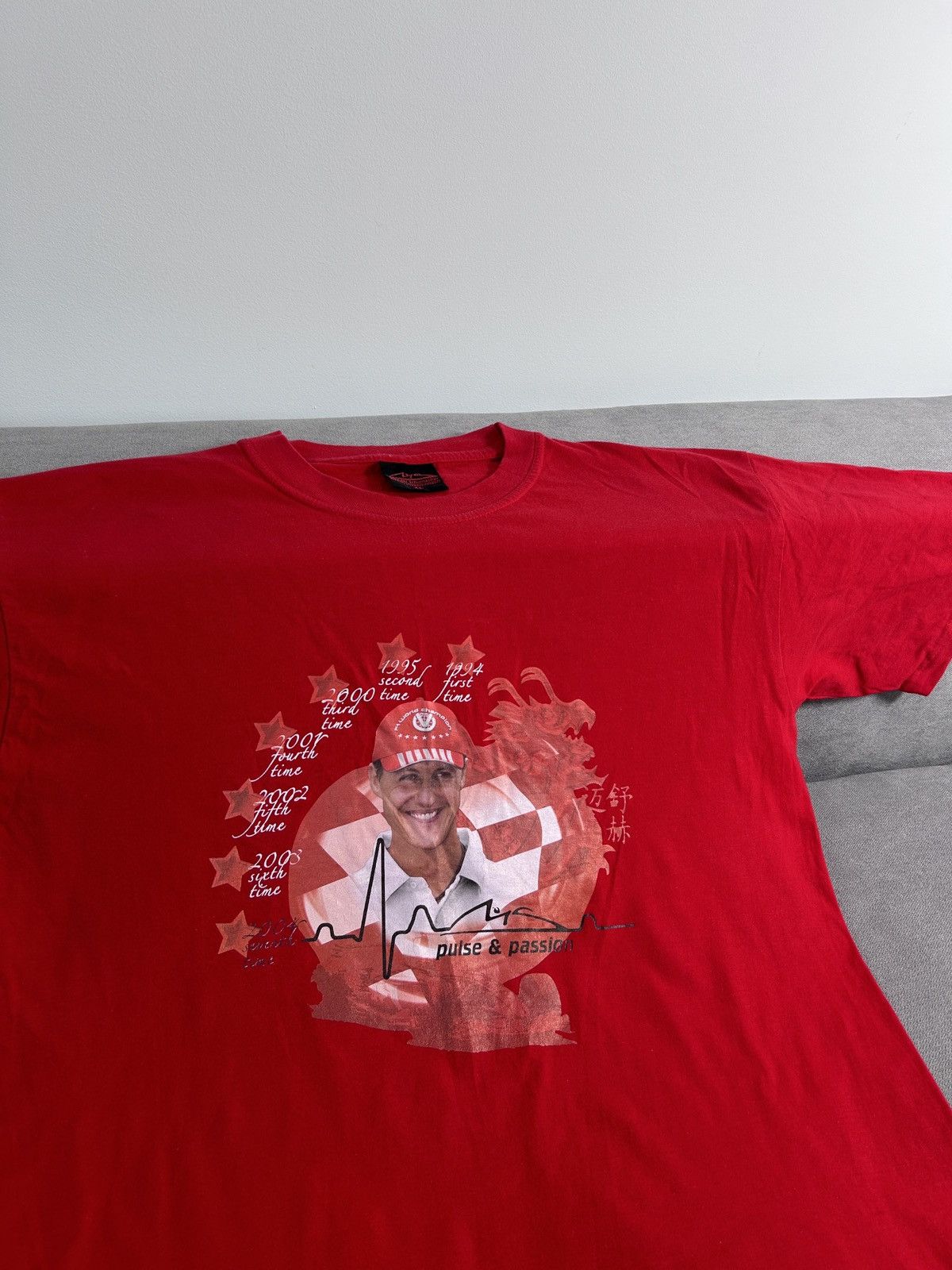 Vintage Michael Schumacher F1 Vintage Tee XL/XXL Size US XL / EU 56 / 4 - 3 Thumbnail