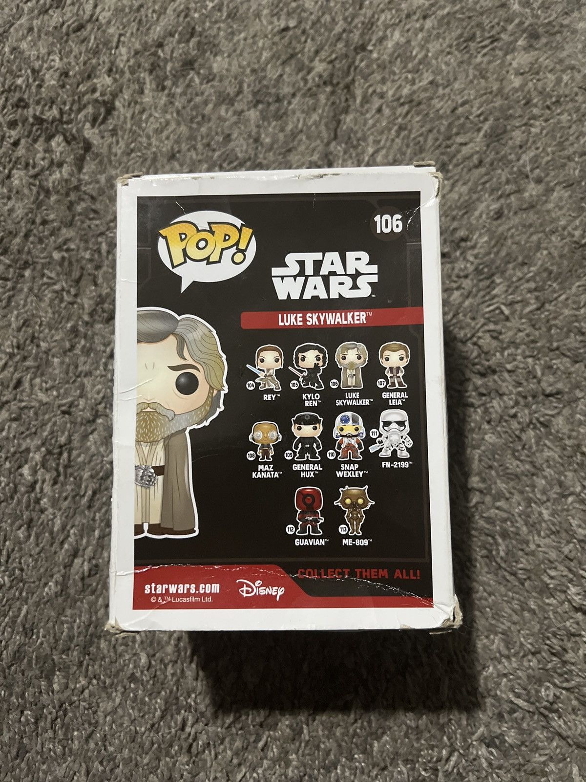 Star Wars Funko Pop! Luke Skywalker Vinyl Bobble-Head Size ONE SIZE - 2 Thumbnail