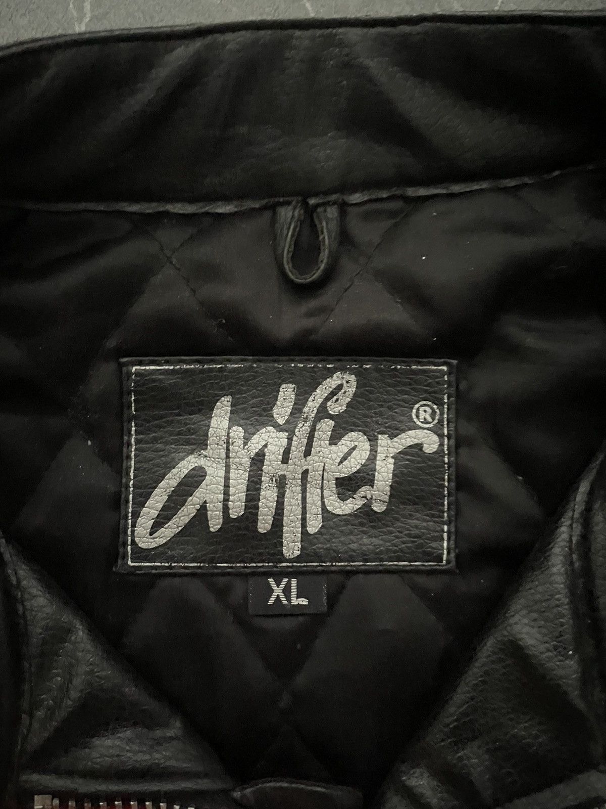 DRIFTER Vintage Real Leather NASCAR Racing Drifter Jacket Size US XL / EU 56 / 4 - 6 Thumbnail