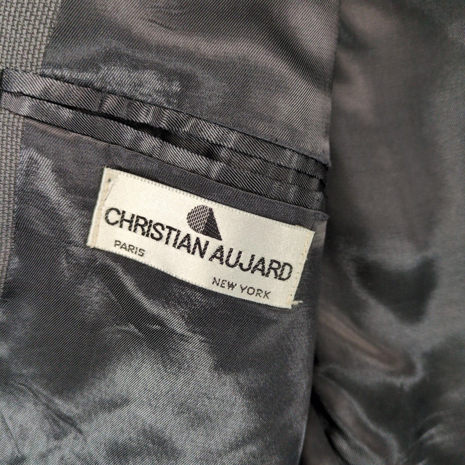 Other Christian Aujard Men's 42R Gray Suit Blazer Jacket Coat Size 42R - 5 Thumbnail