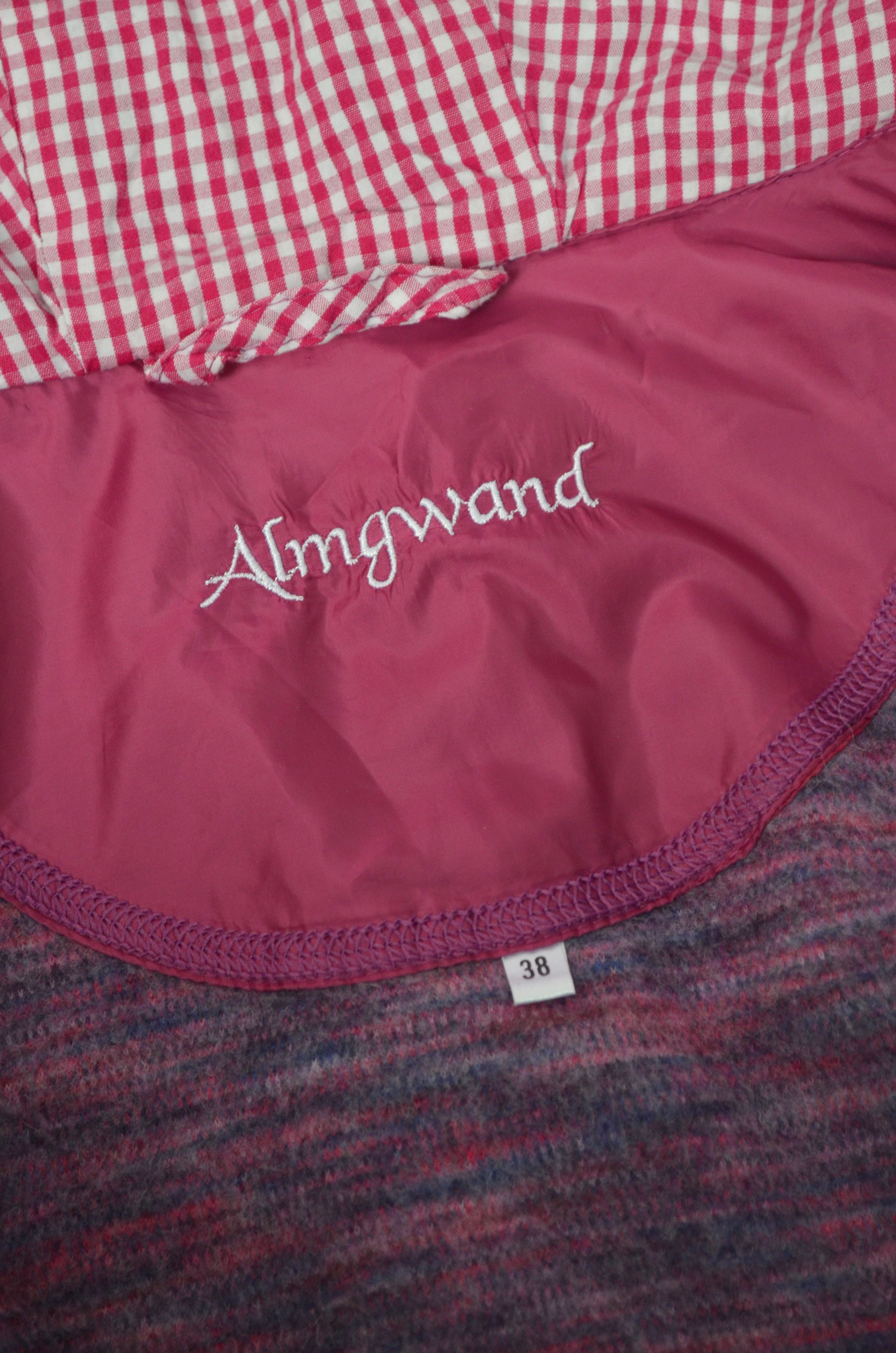 Designer Almgwand Austria Knit Full Zip Lined Jacket Hoodie Ski Apres Size M / US 6-8 / IT 42-44 - 16 Thumbnail