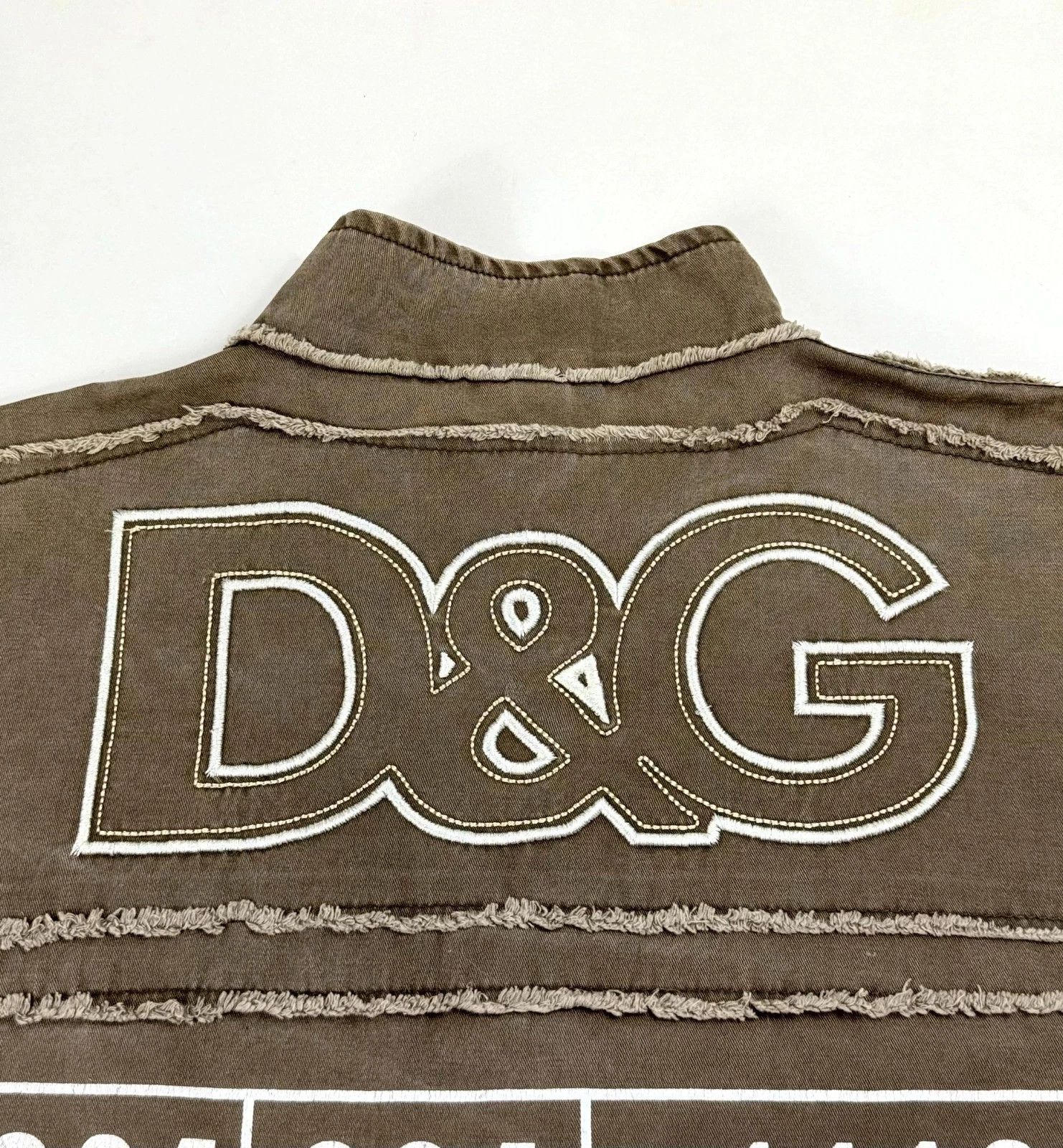 Vintage Dolce&Gabbana European Tour Patchwork Logo Jacket