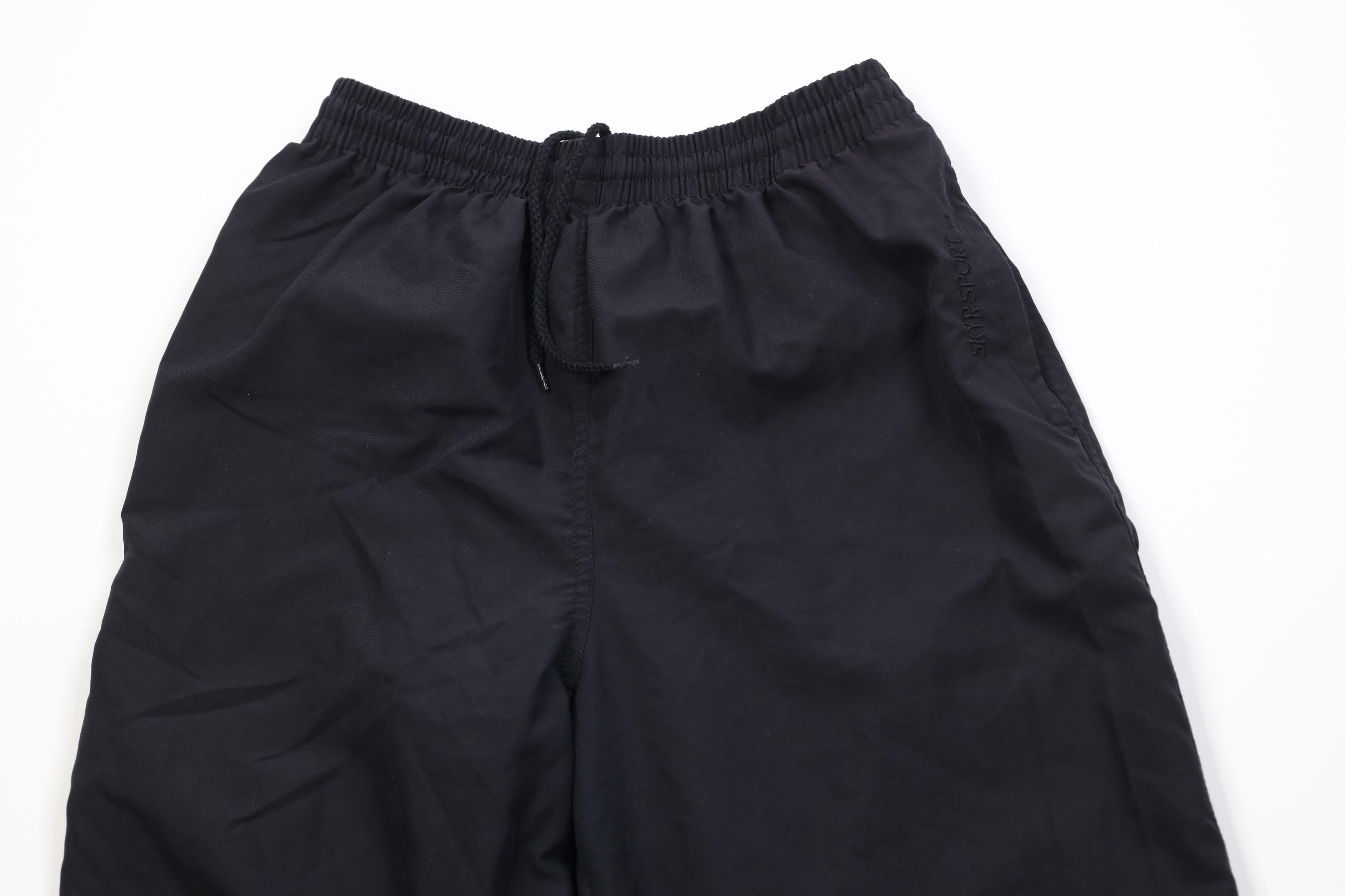 Vintage Vintage 90s Streetwear Cuffed Joggers Jogger Pants Black Size US 32 / EU 48 - 2 Thumbnail