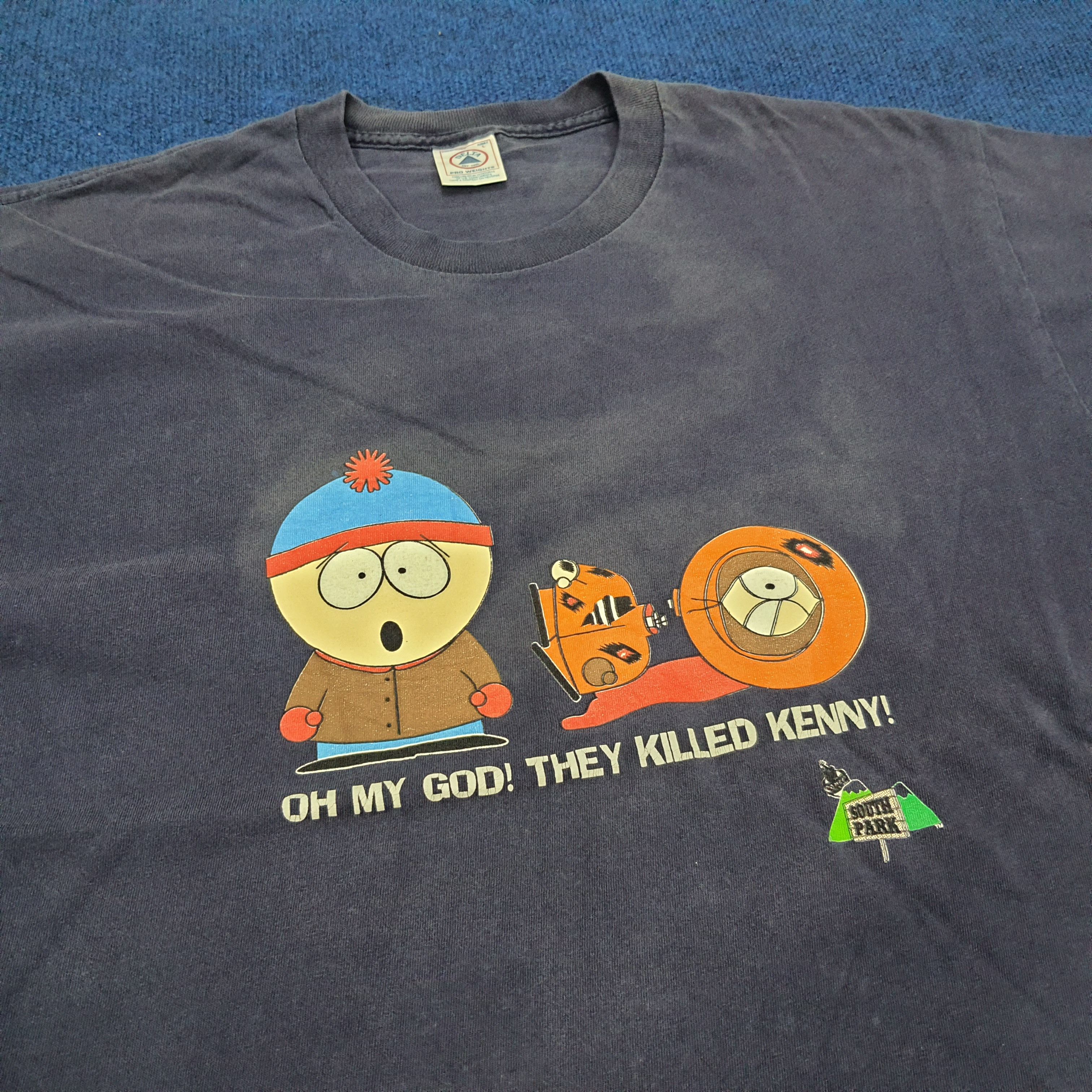 Vintage Vintage South Park Kenny T-shirt Size US L / EU 52-54 / 3 - 2 Thumbnail