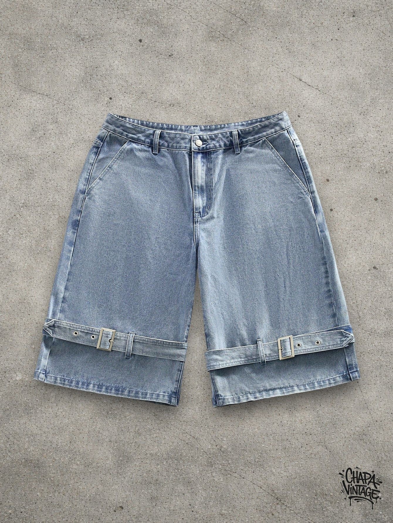 Japanese Brand Punk denim shorts jorts Size US 32 / EU 48 - 3 Thumbnail