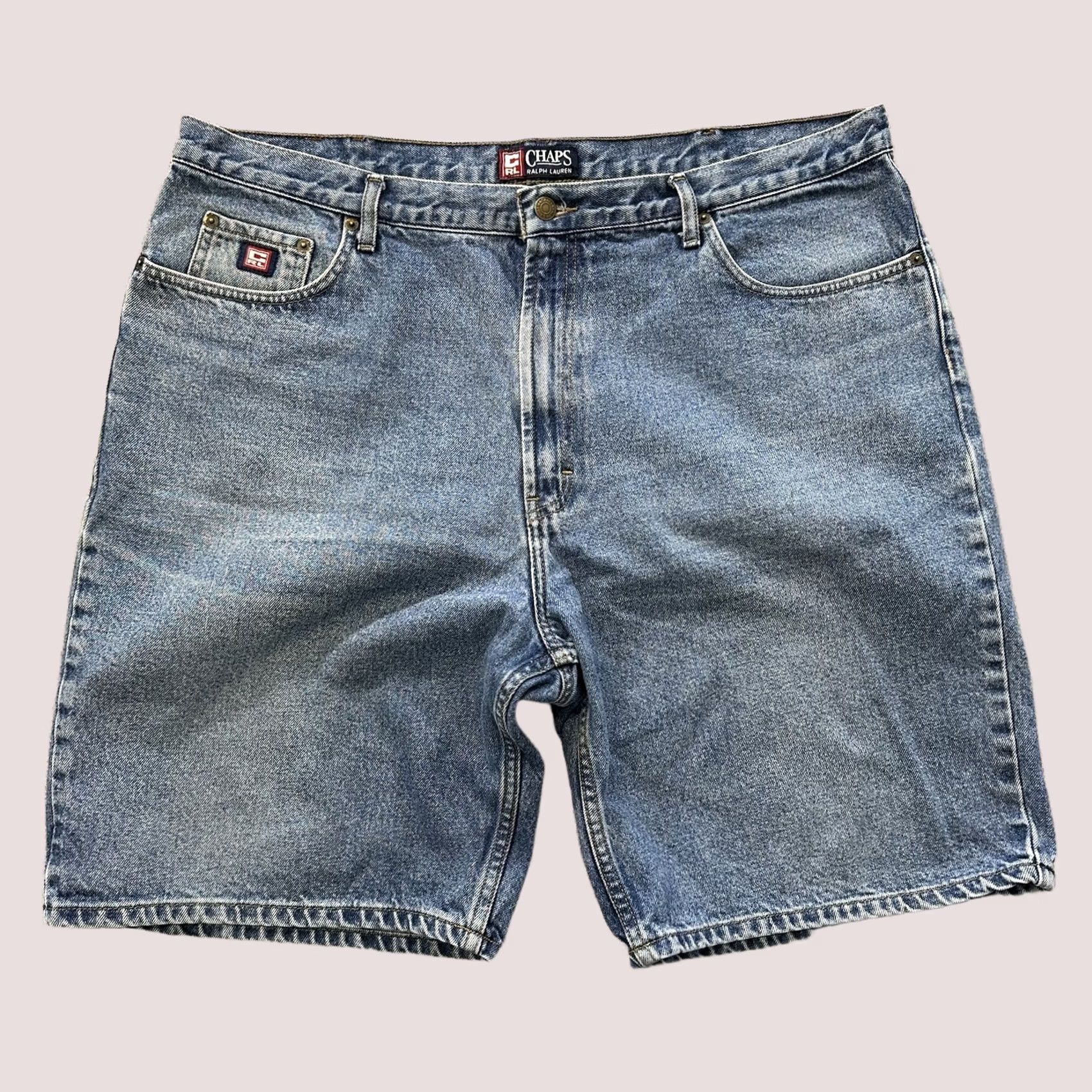 Chaps VINTAGE Chaps Jean Shorts Mens 42 90s Y2K Stone Wash 10” Jorts Blue Denim Casual 5-Pocket Mens XS? Size US 42 / EU 58 - 1 Thumbnail