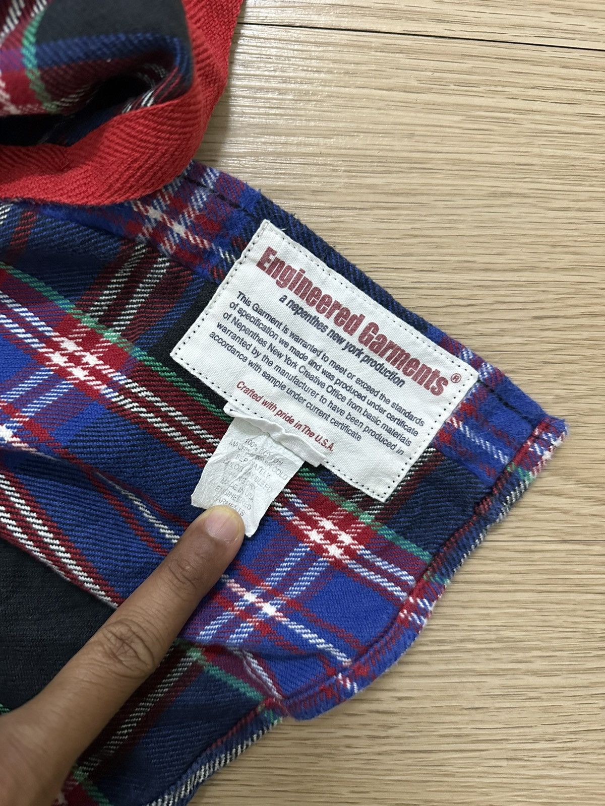 Engineered Garments × Japanese Brand × Nepenthes Rare Engineered Garments Nepenthes Plaid Checkered Shirt Size US S / EU 44-46 / 1 - 10 Thumbnail