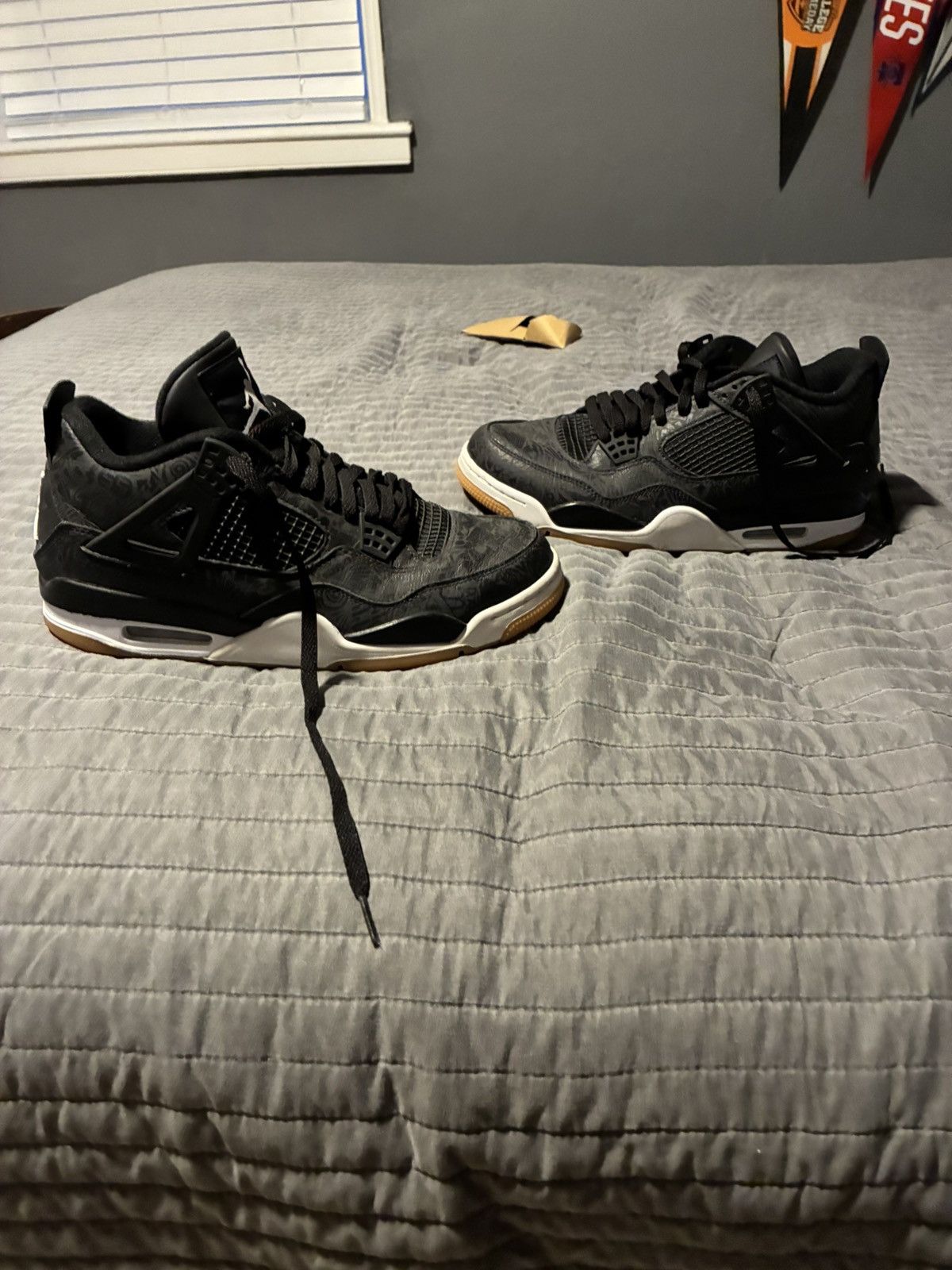 Jordan Brand Jordan 4 Retro Laser "Black Gum" Size US 11 / EU 44 - 4 Thumbnail