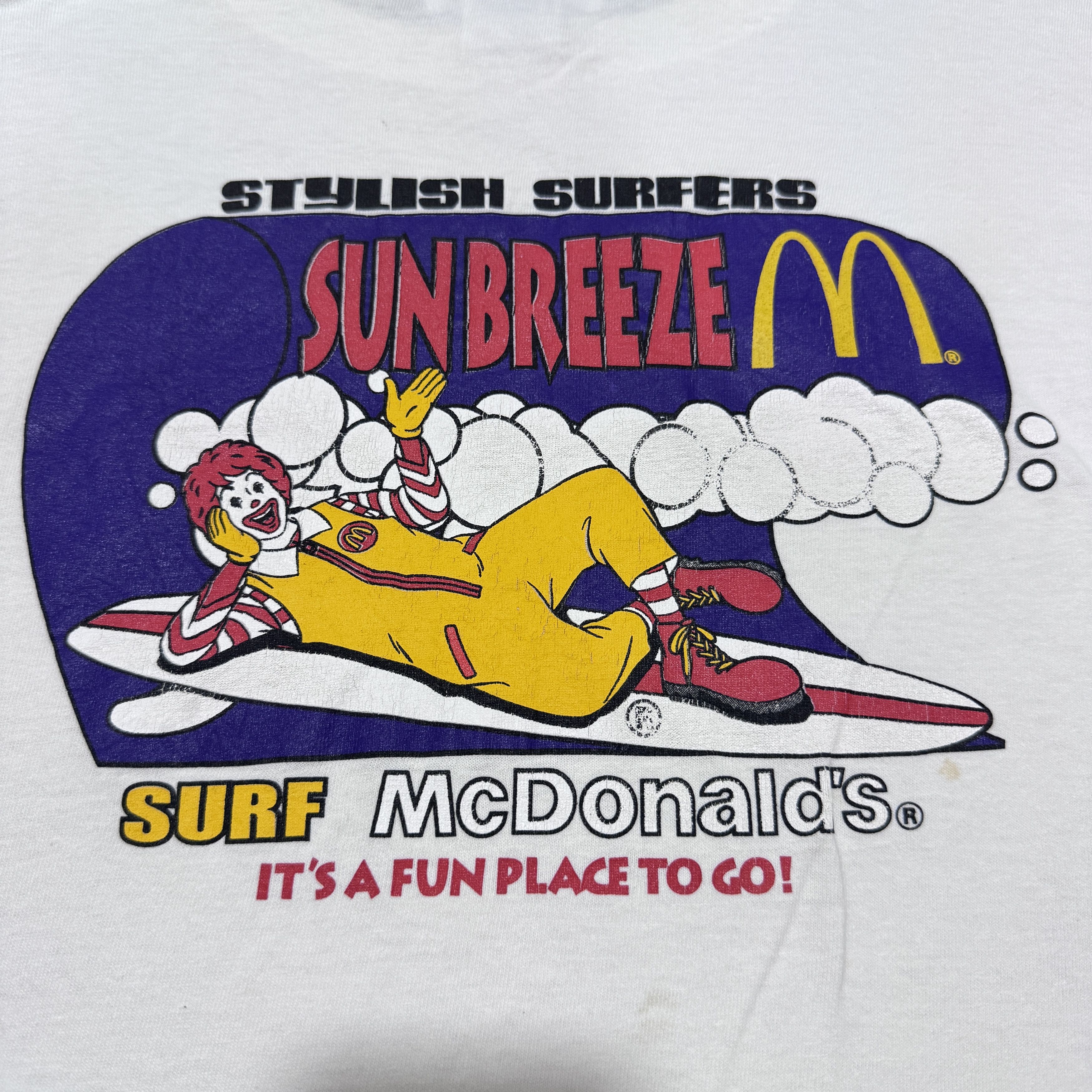 Vintage Vintage Ronald McDonalds Sun Breeze Surf Skate T shirt Size US M / EU 48-50 / 2 - 2 Thumbnail
