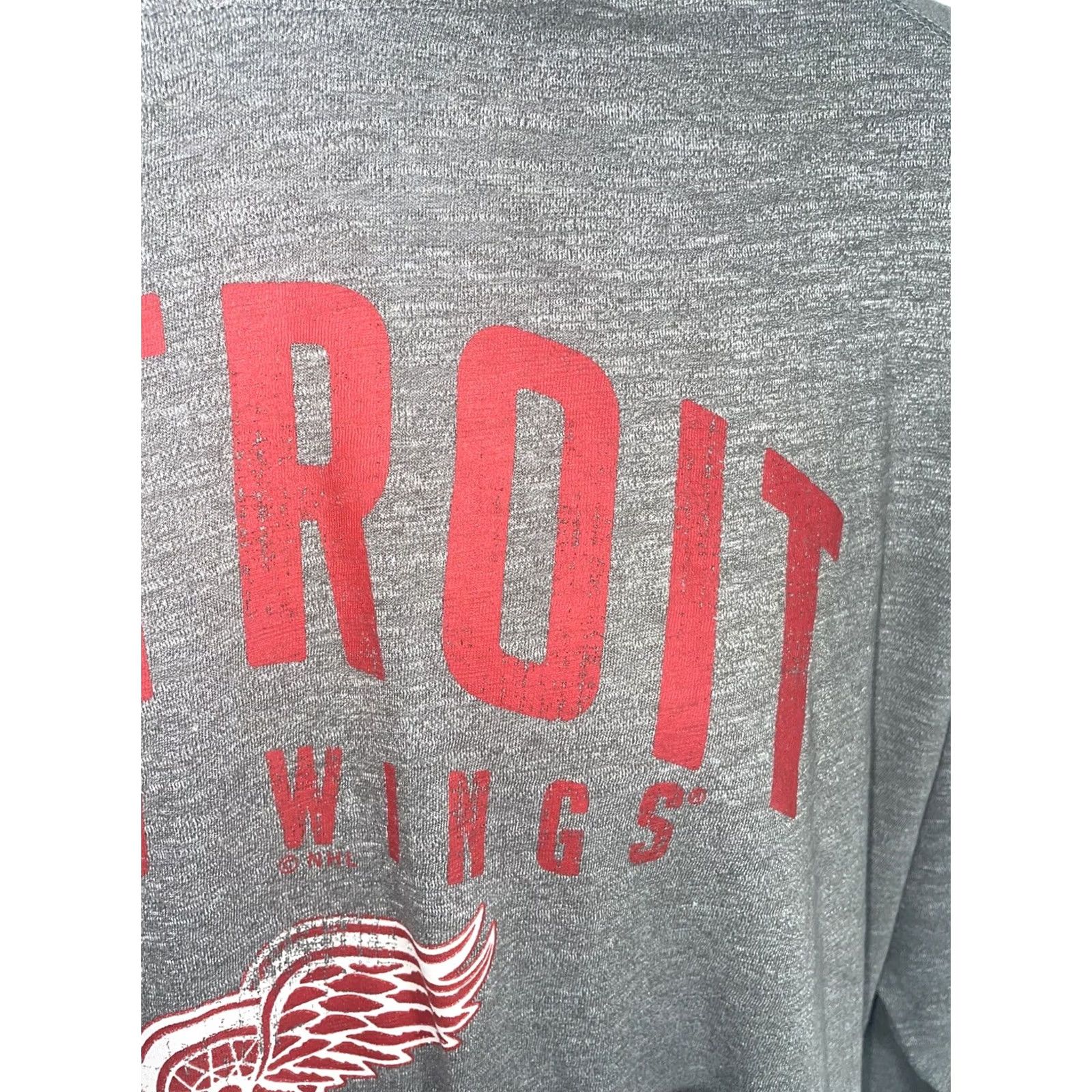 Vintage Knights Apparel Shirt Mens XL Gray Detroit Red Wings Hoodie Sweatshirt Men Size US XL / EU 56 / 4 - 5 Thumbnail