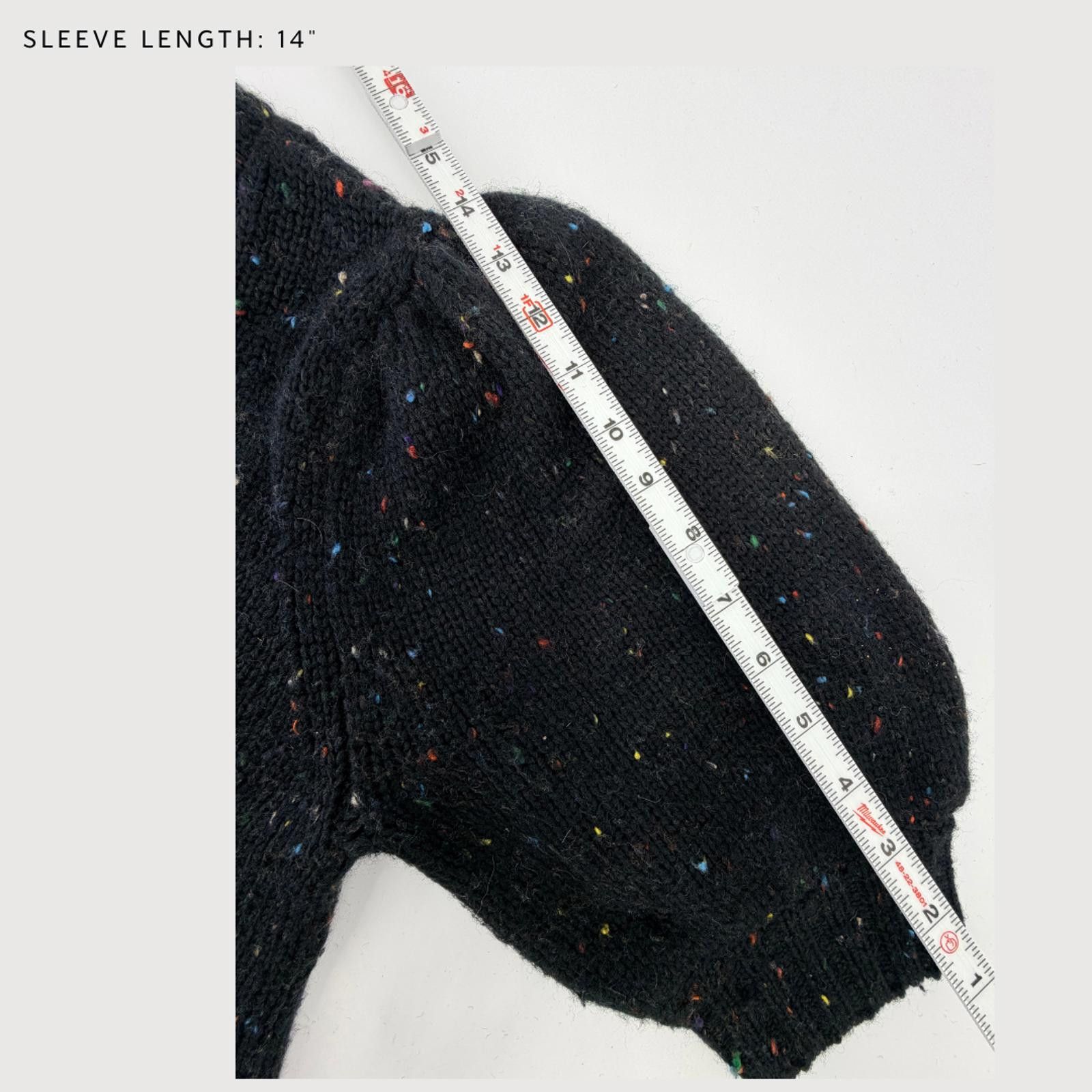 Rails Rails Cardigan Isla Puff Sleeve Wool Confetti Black M Size M / US 6-8 / IT 42-44 - 9 Thumbnail