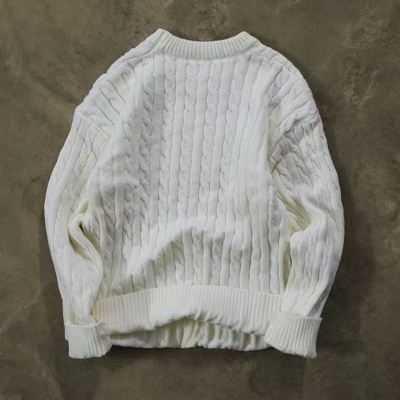 Japanese Brand × Vintage Street Retro Twisted Loose Casual Knit Sweater Size US M / EU 48-50 / 2 - 2 Thumbnail