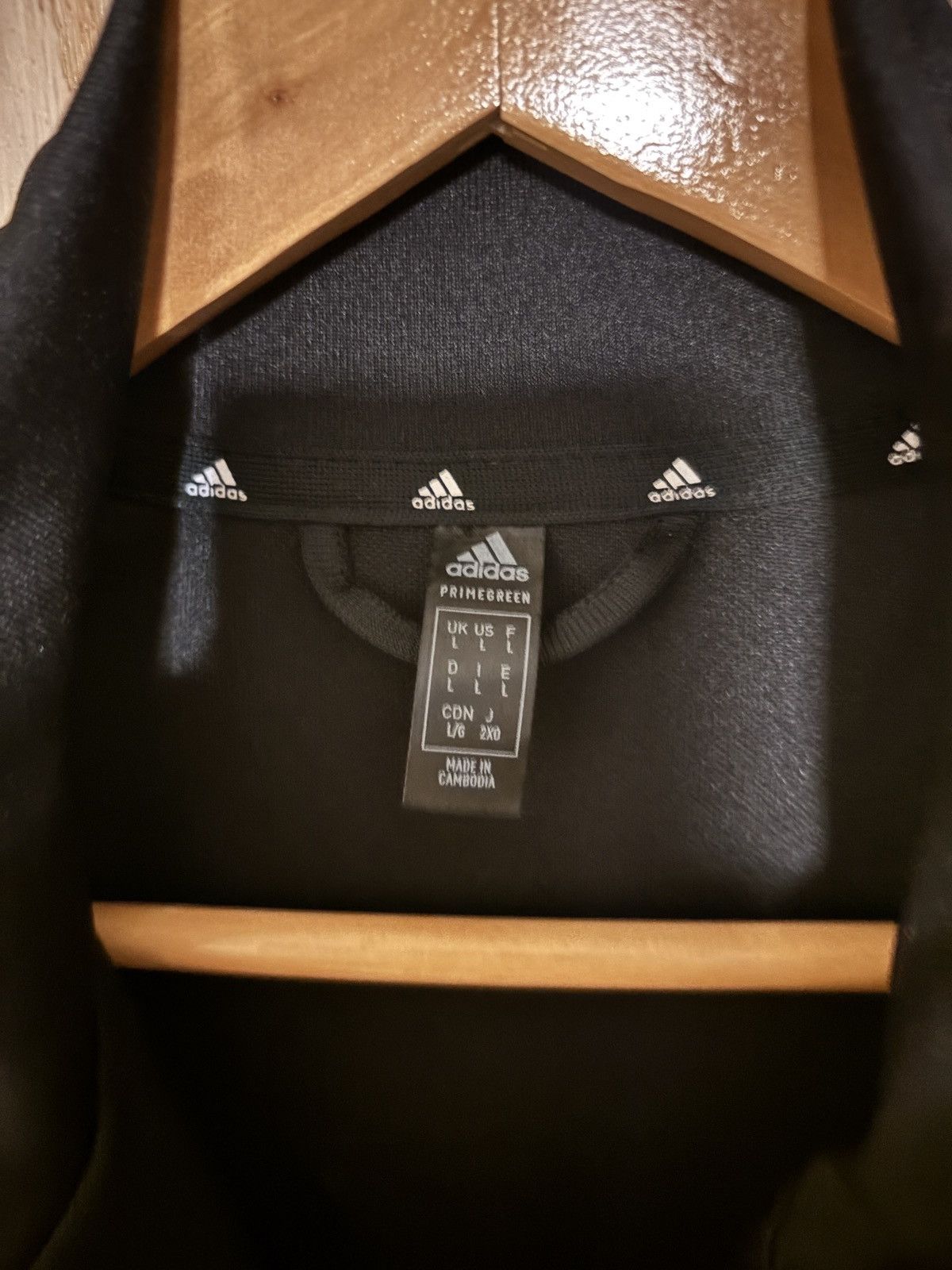 Adidas Adidas Black Track Jacket Size Large Size US L / EU 52-54 / 3 - 4 Thumbnail