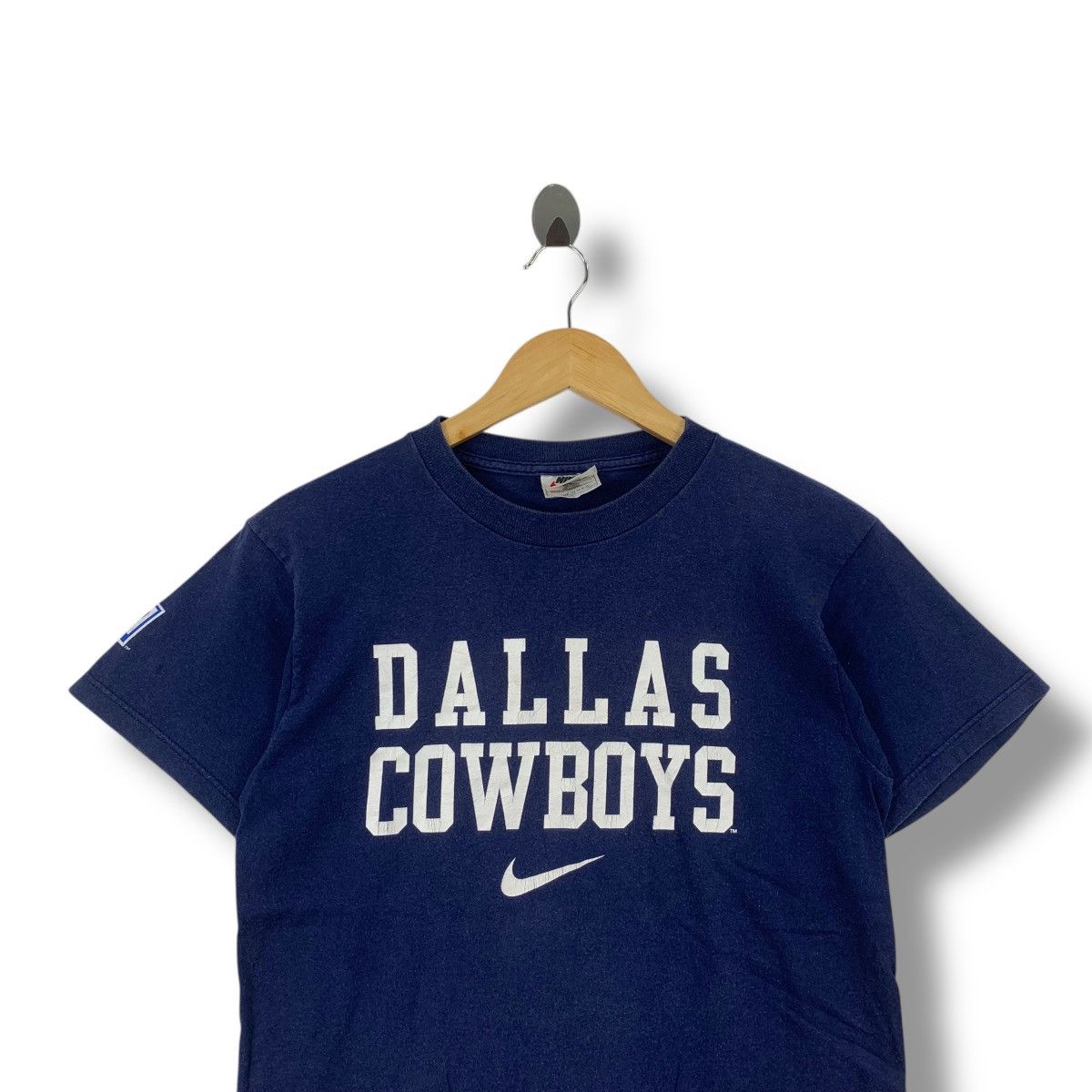 NFL × Nike × Vintage Vintage 00's NIKE DALLAS COWBOYS Nfl Pro Line Tee Shirt Size US L / EU 52-54 / 3 - 2 Thumbnail
