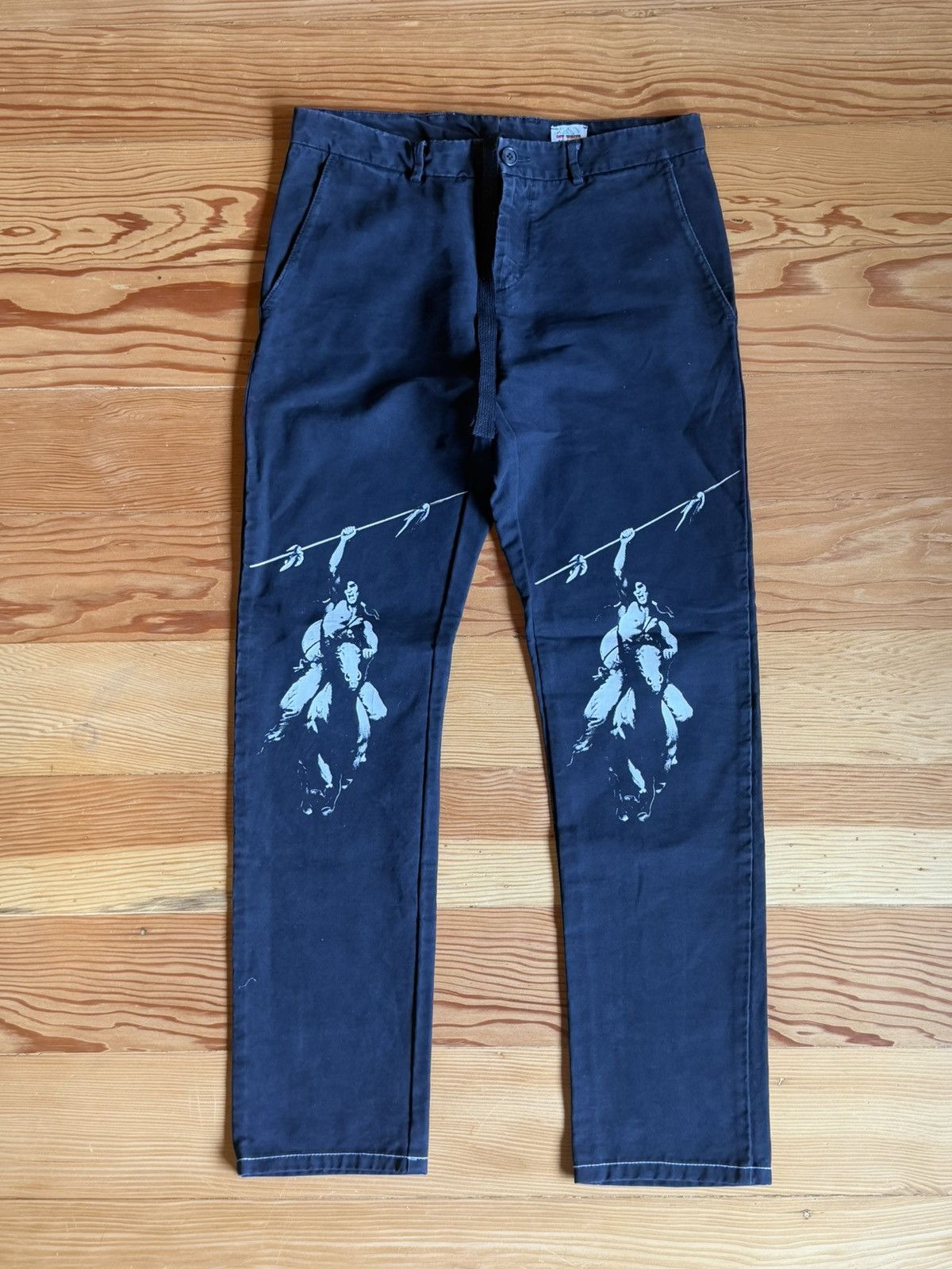 Off-White Off white pants with native American motif Size US 32 / EU 48 - 1 Thumbnail