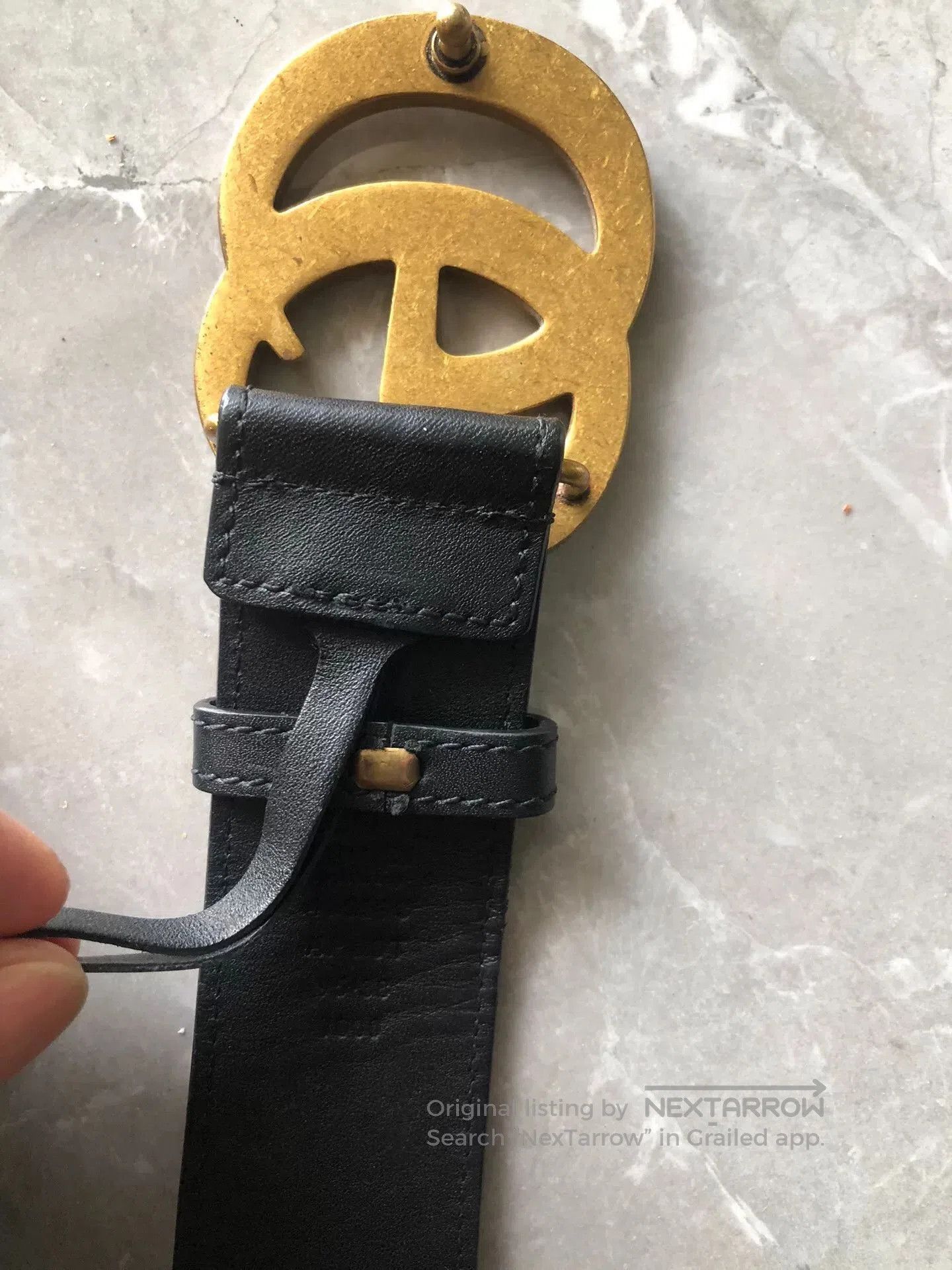 Gucci Gucci Classic Double G Gold Buckle Belt. Size ONE SIZE - 6 Thumbnail