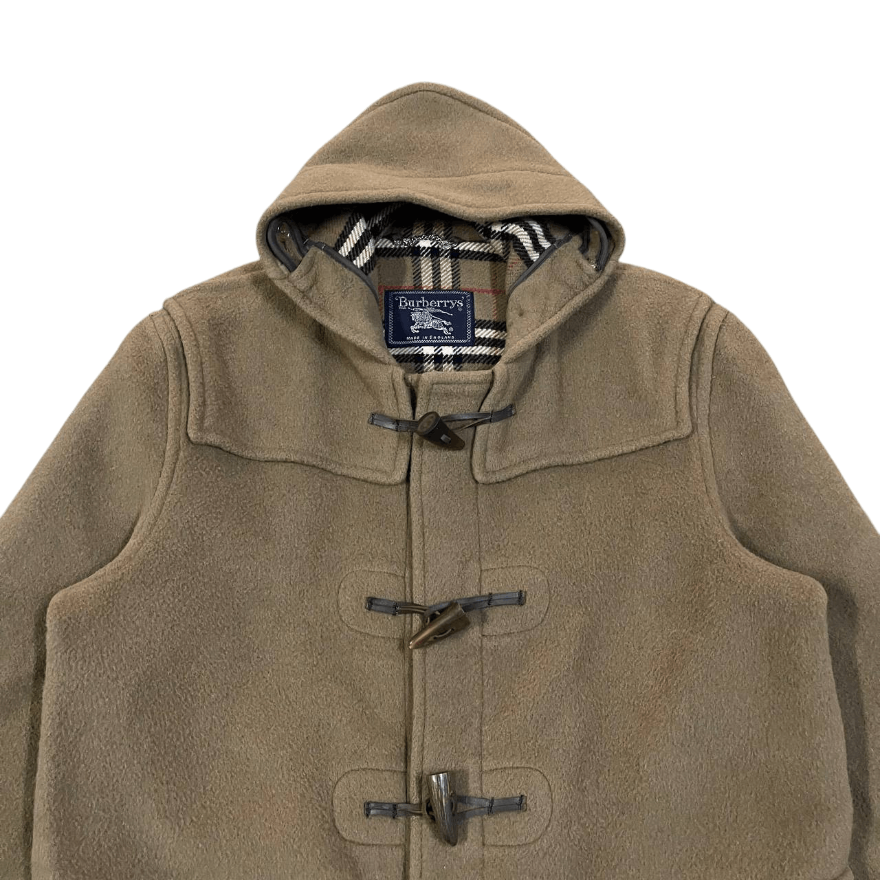 Burberry Vintage Burberry Nova Check Wool Duffle Coat Size US M / EU 48-50 / 2 - 3 Thumbnail