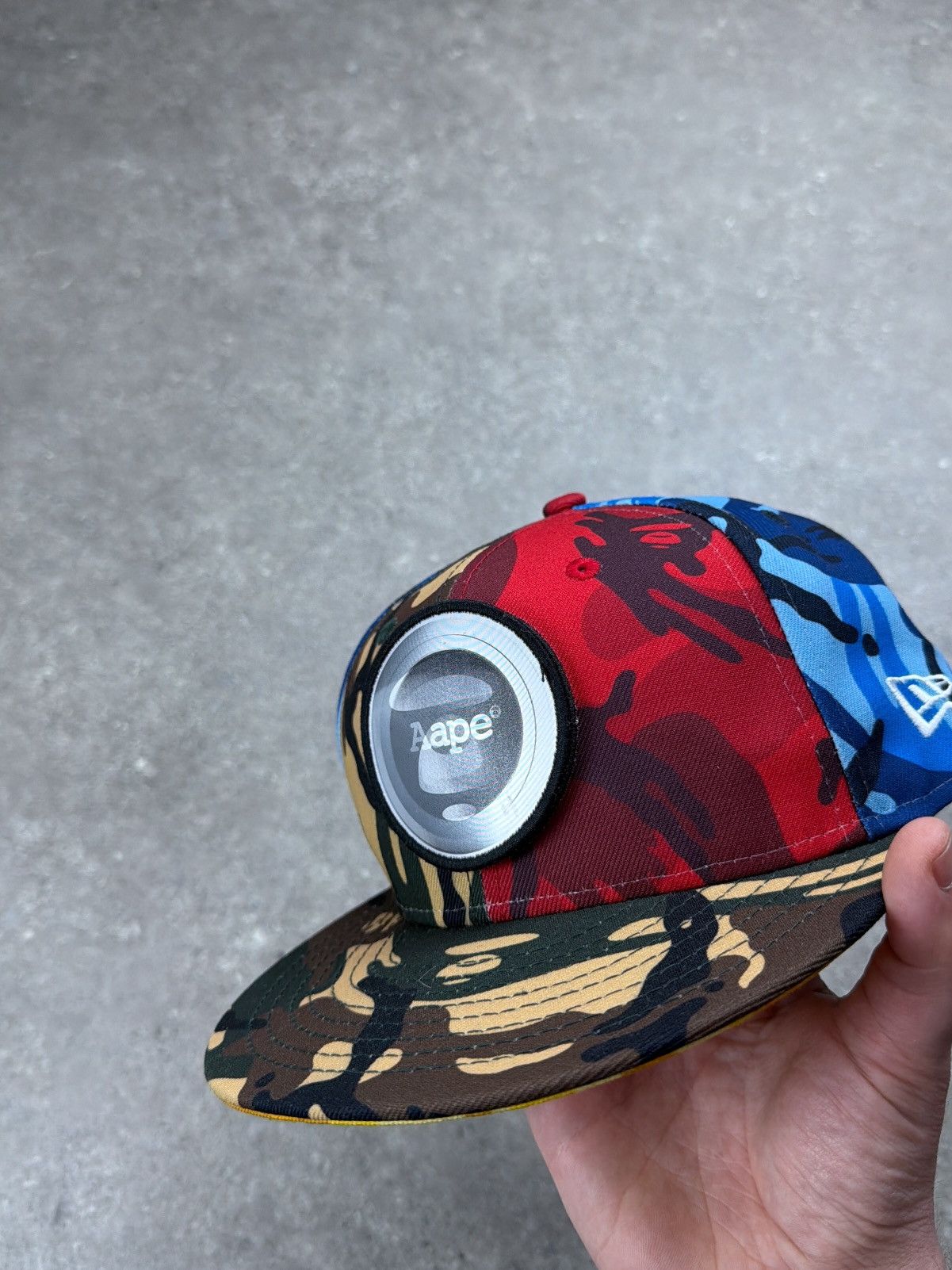 Aape Bape x New Era Full Cap rare multicolor hype swag drip Size ONE SIZE - 7 Thumbnail