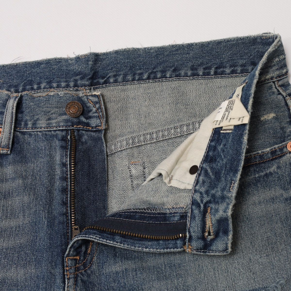 Denim & Supply Ralph Lauren Denim Supply Ralph Lauren Distressed Denim Pants Blue Jeans Size 26" / US 2 / IT 38 - 9 Thumbnail