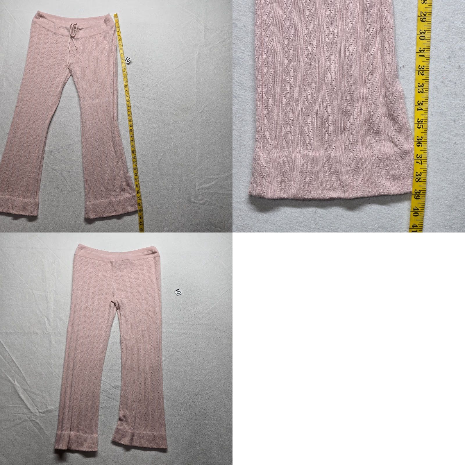 Old Navy Old Navy Pink Waffle Knit Lounge Joggers Pants Adult Women's L Large Size 36" / US 14 / IT 50 - 8 Thumbnail