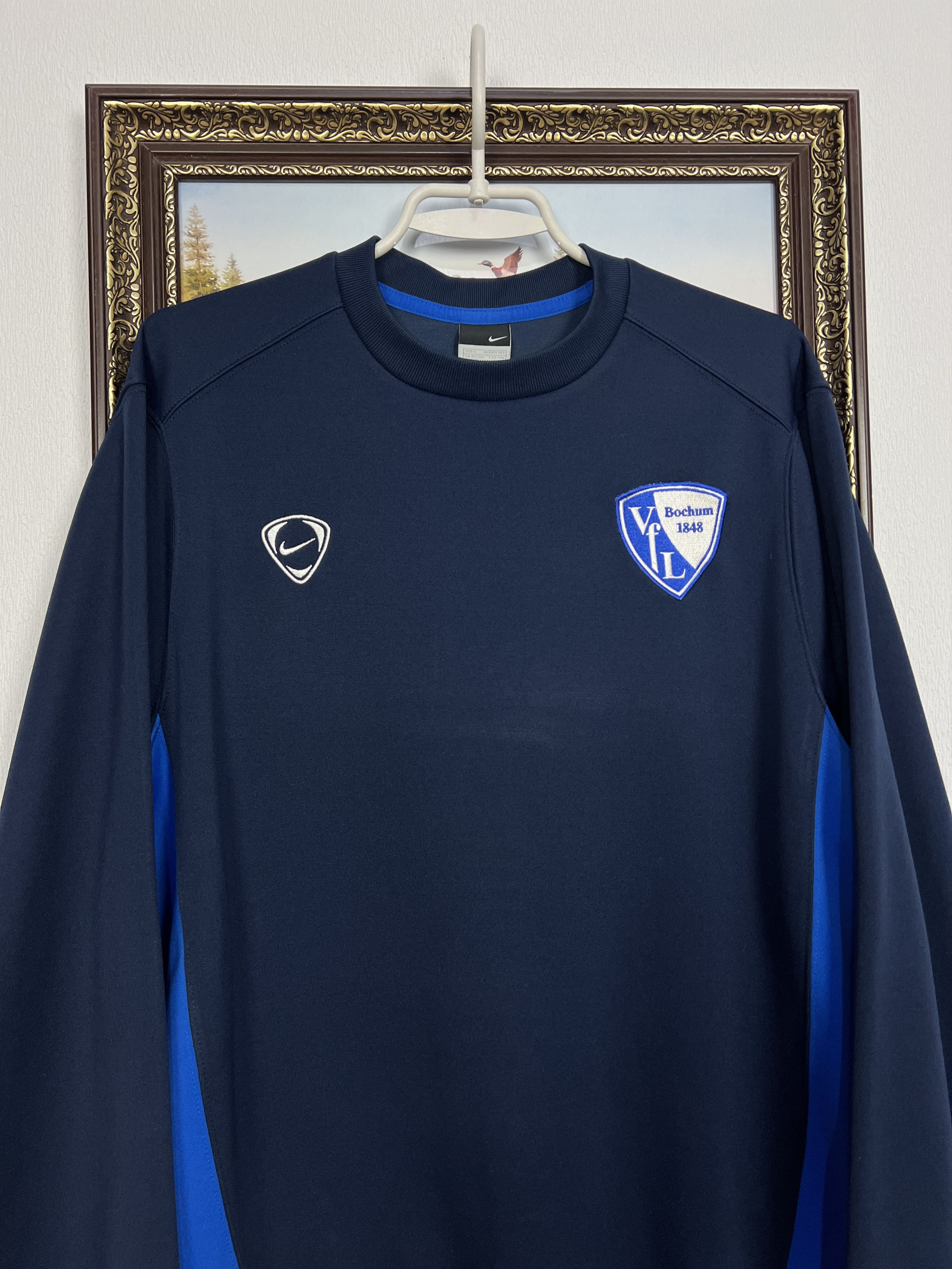 Nike VfL Bochum Football Sweatshirt Soccer Crewneck Track Top Size US L / EU 52-54 / 3 - 2 Thumbnail