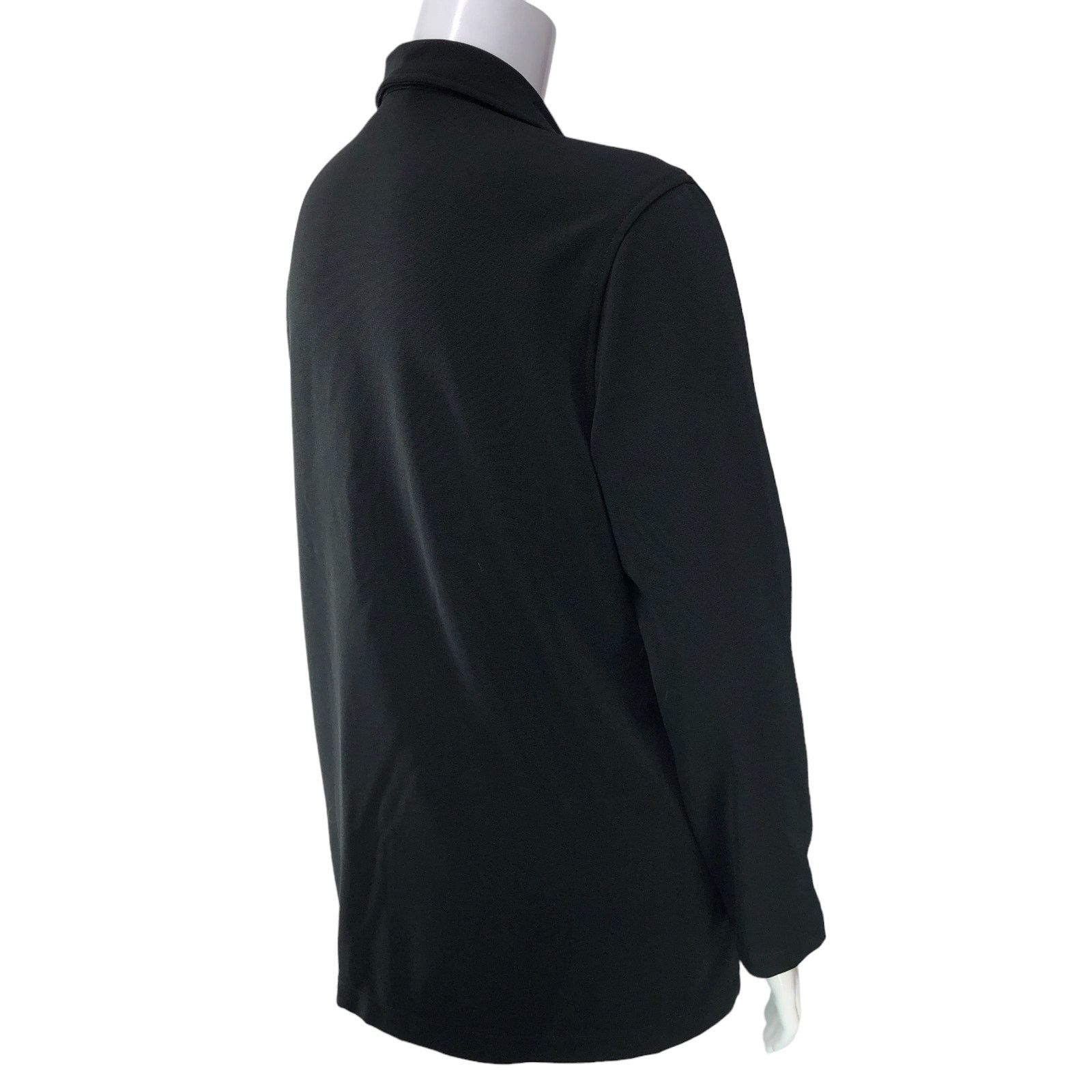 Chicos Chicos Womens Size 2 US 12 Jacket Black Button Tiny Flaw Size L / US 10 / IT 46 - 9 Thumbnail