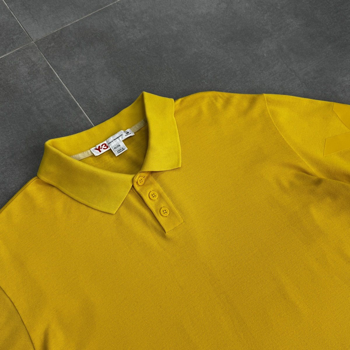 Yohji Yamamoto Adidas Yohji Yamamoto Y-3 Short Sleeve Logo Men Polo Shirt Size US XL / EU 56 / 4 - 7 Thumbnail