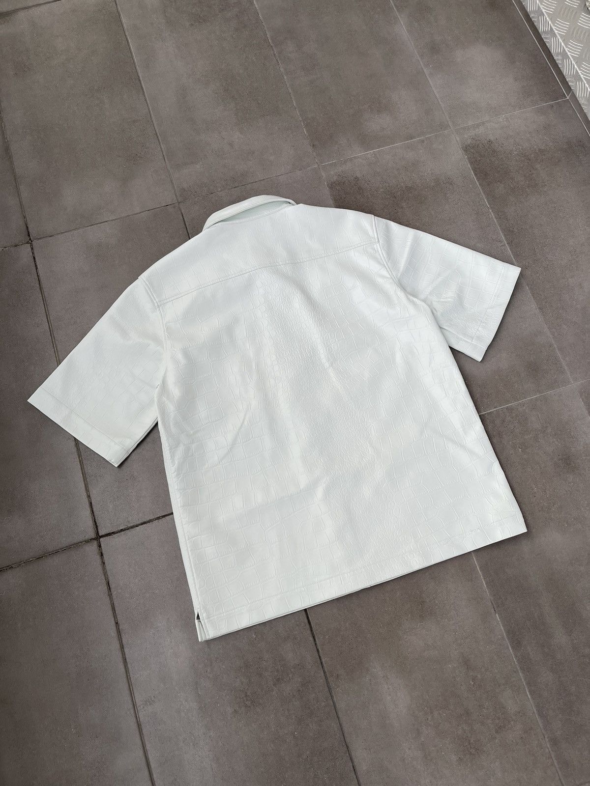 Han Kjobenhavn !DS! SS21 Han Kjobenhavn White Croc Skin Summer Shirt Size US M / EU 48-50 / 2 - 12 Thumbnail