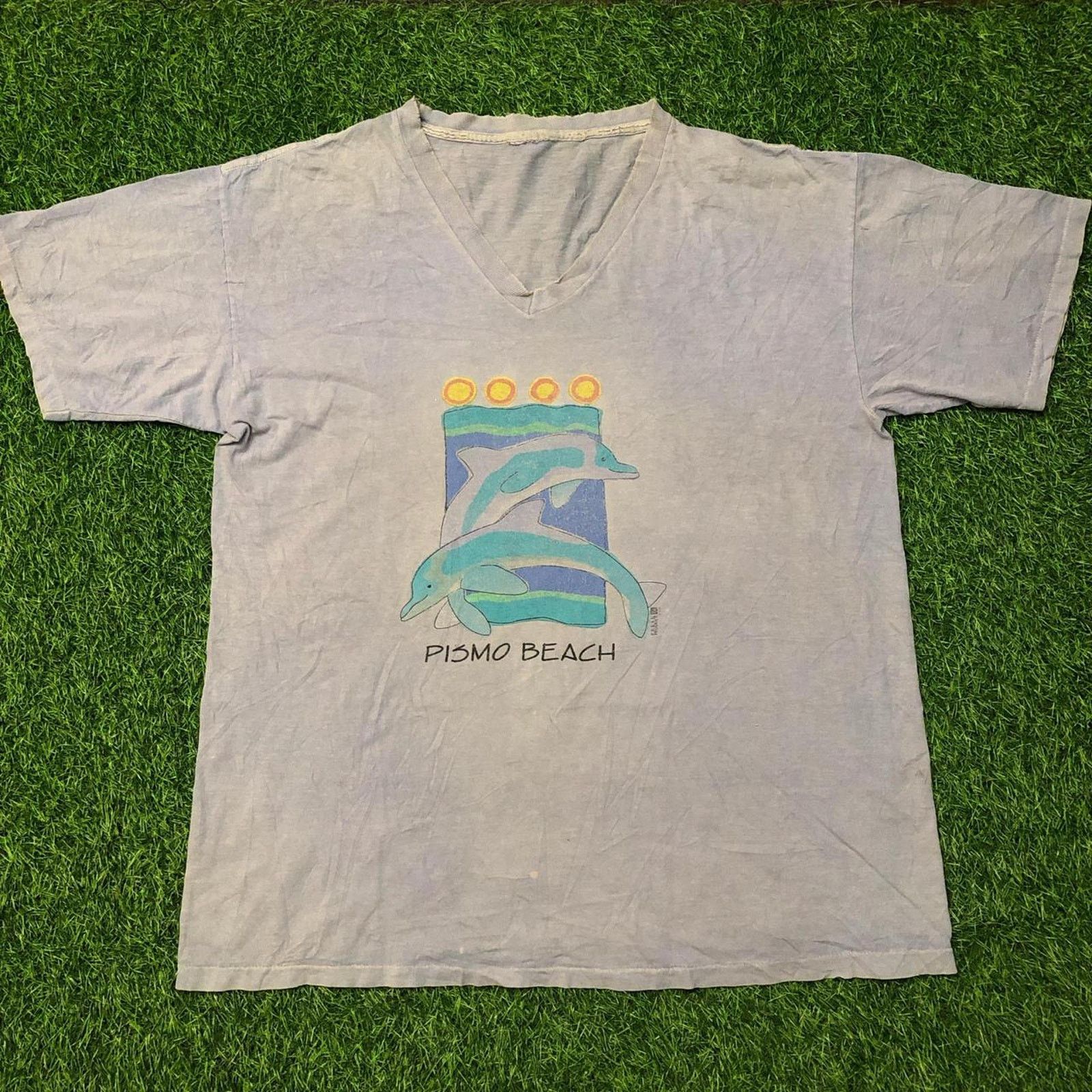 Other Lilac Pismo Beach Dolphin Graphic Tee Size US XXL / EU 58 / 5 - 1 Thumbnail