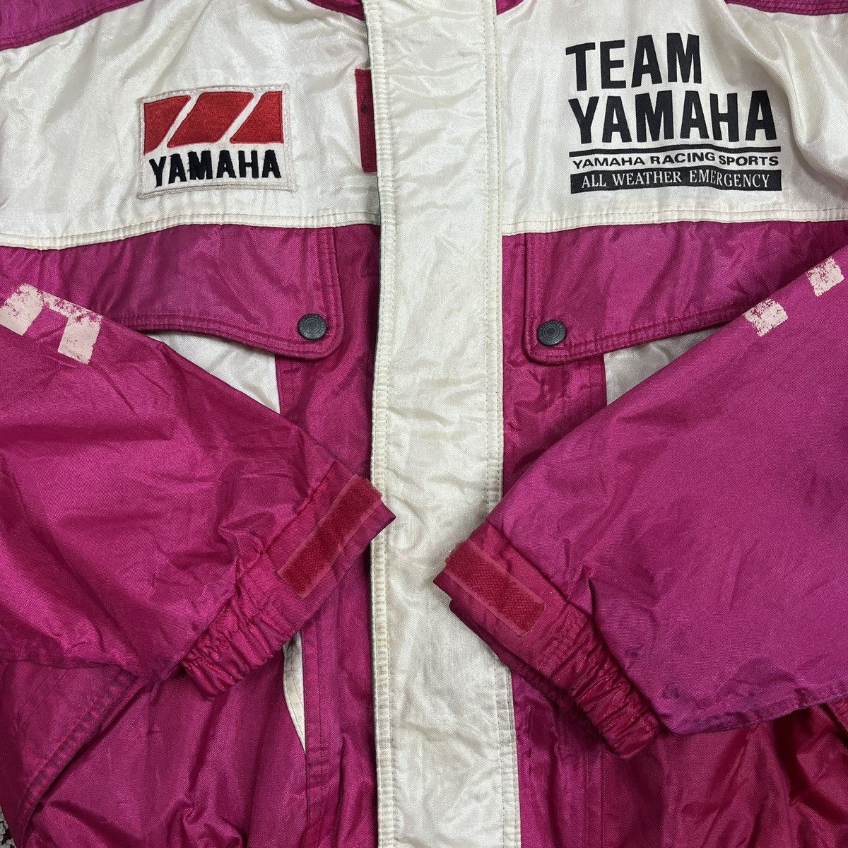 Other Vtg Yamaha Team Racing Sports Light Bomber Jacket Size US L / EU 52-54 / 3 - 15 Thumbnail