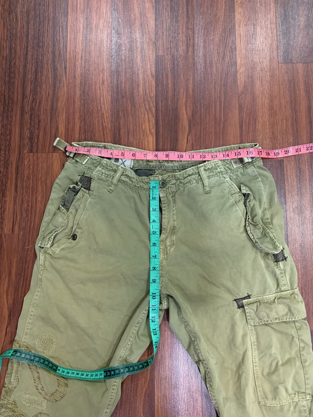 Japanese Brand Z-Brand Embroidered Tiger Cargo Size US 34 / EU 50 - 5 Thumbnail