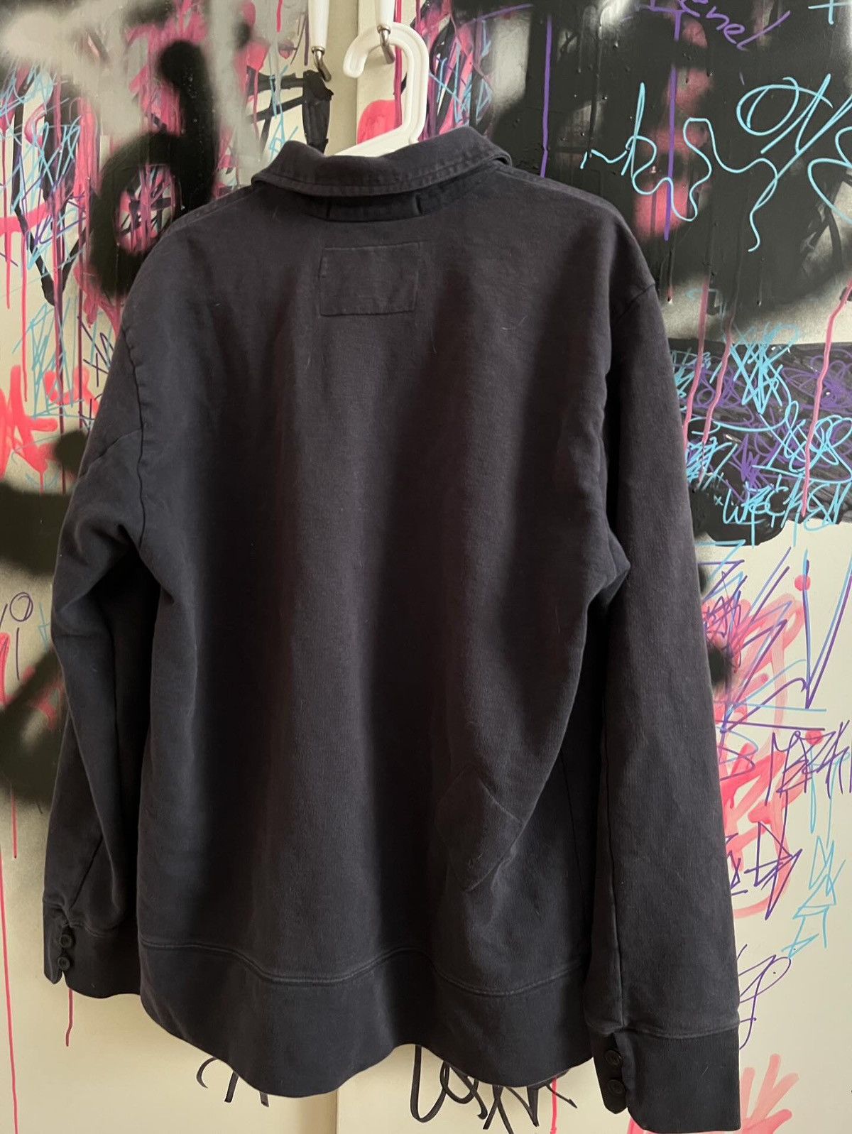 Massimo Osti × Stone Island Vintage Stone Island Denims Zip Jacket Y2K Massimo Osti Era Size US XXL / EU 58 / 5 - 9 Thumbnail