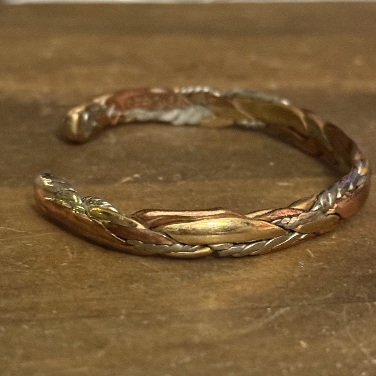 Vintage Vintage Sergio Lub copper and silver cuff bracelet Size ONE SIZE - 5 Thumbnail