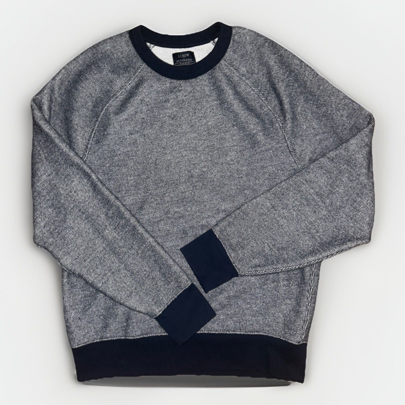 J.Crew J.Crew Fleece Crewneck Sweatshirt Heather Blue M 20x26 Size US M / EU 48-50 / 2 - 1 Thumbnail
