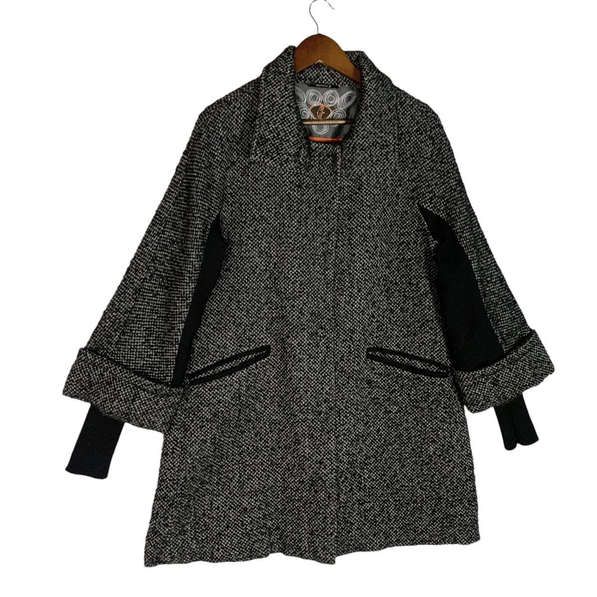 Vintage Beatrice B Italian Designer Long Coat Size M