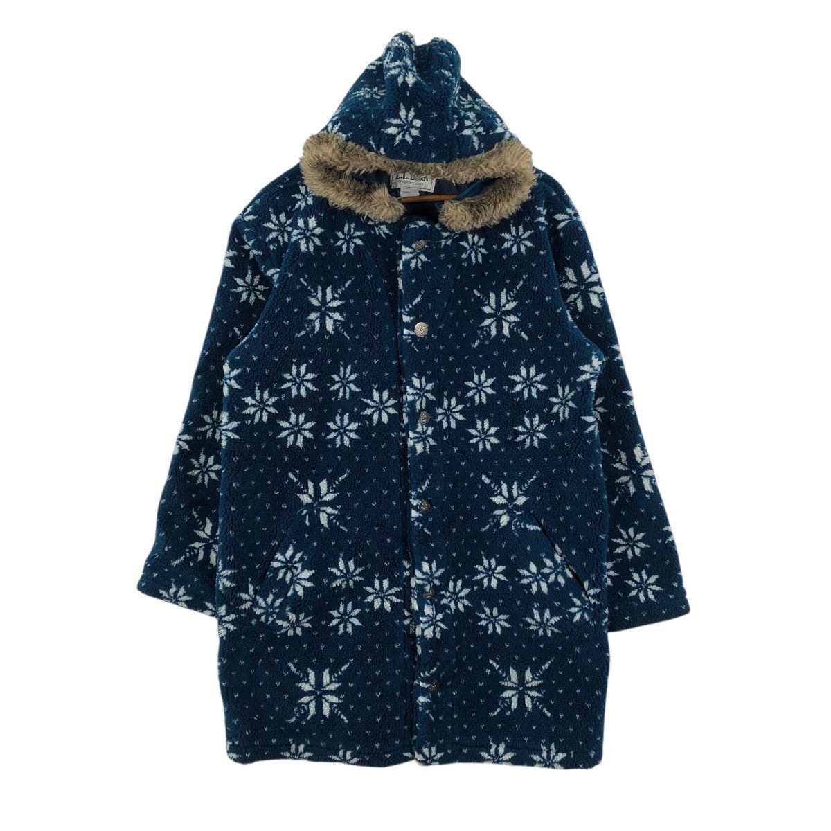 L.L. Bean Vintage LL BEAN FREEPORT Maine Deep Pile Winter Parka Fleece Size US XL / EU 56 / 4 - 1 Thumbnail