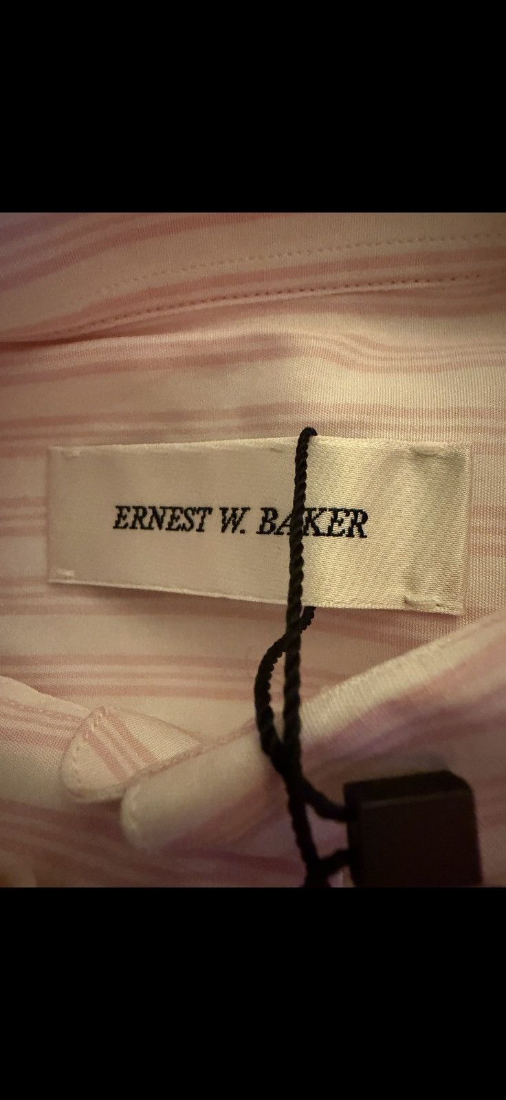 Ernest W. Baker Ernest W. Baker Collar Striped Shirt / Polo Size US L / EU 52-54 / 3 - 4 Thumbnail