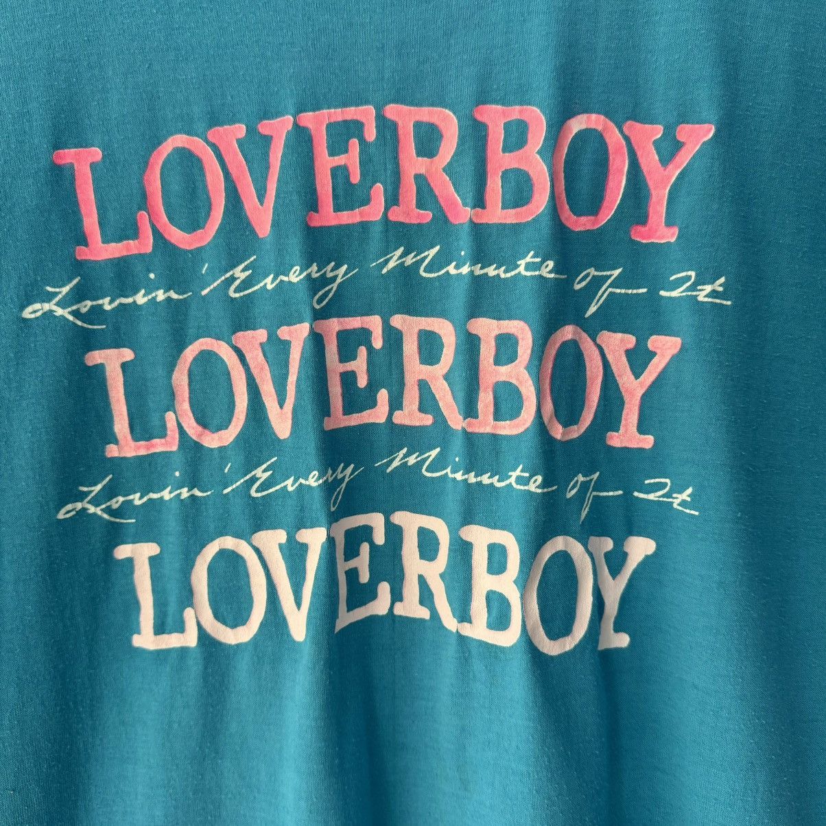 Vintage Vintage Lover Boy Tee Size US L / EU 52-54 / 3 - 3 Thumbnail