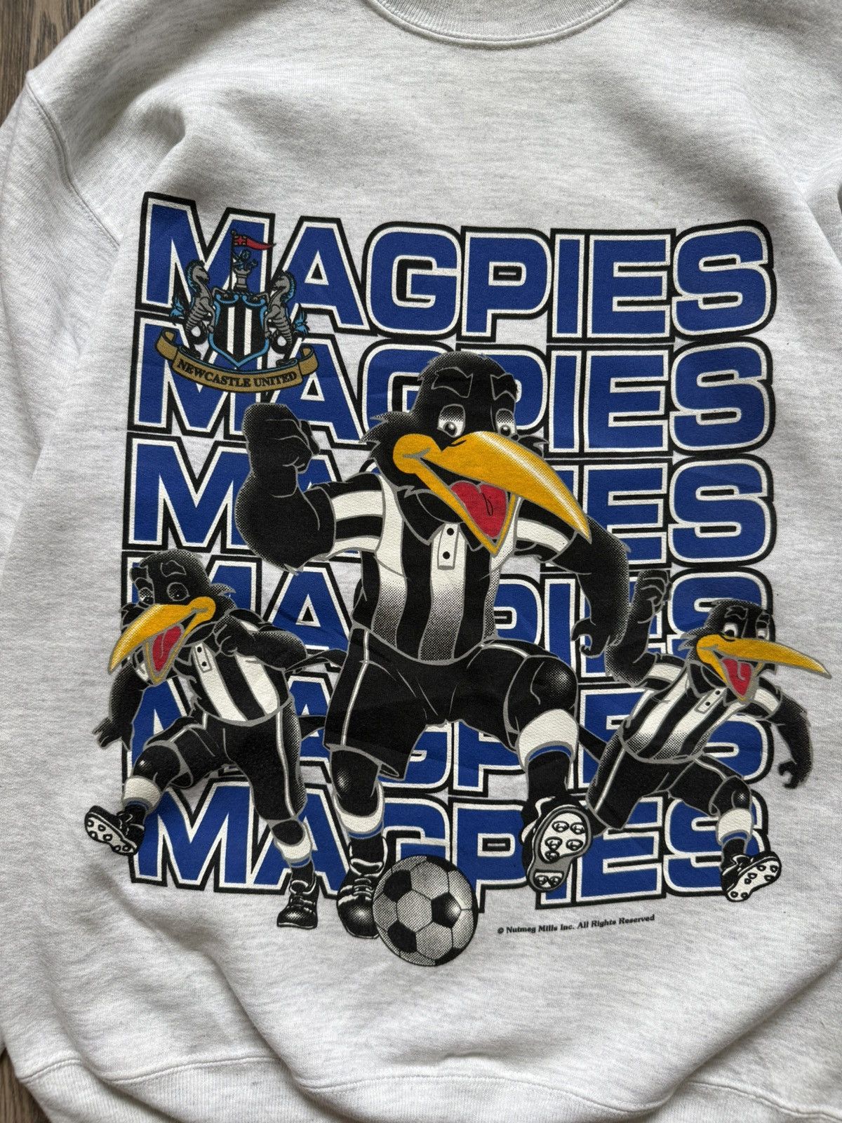 Nutmeg Vintage 90s Nutmeg Sweatshirt New Castle United Size US M / EU 48-50 / 2 - 4 Thumbnail