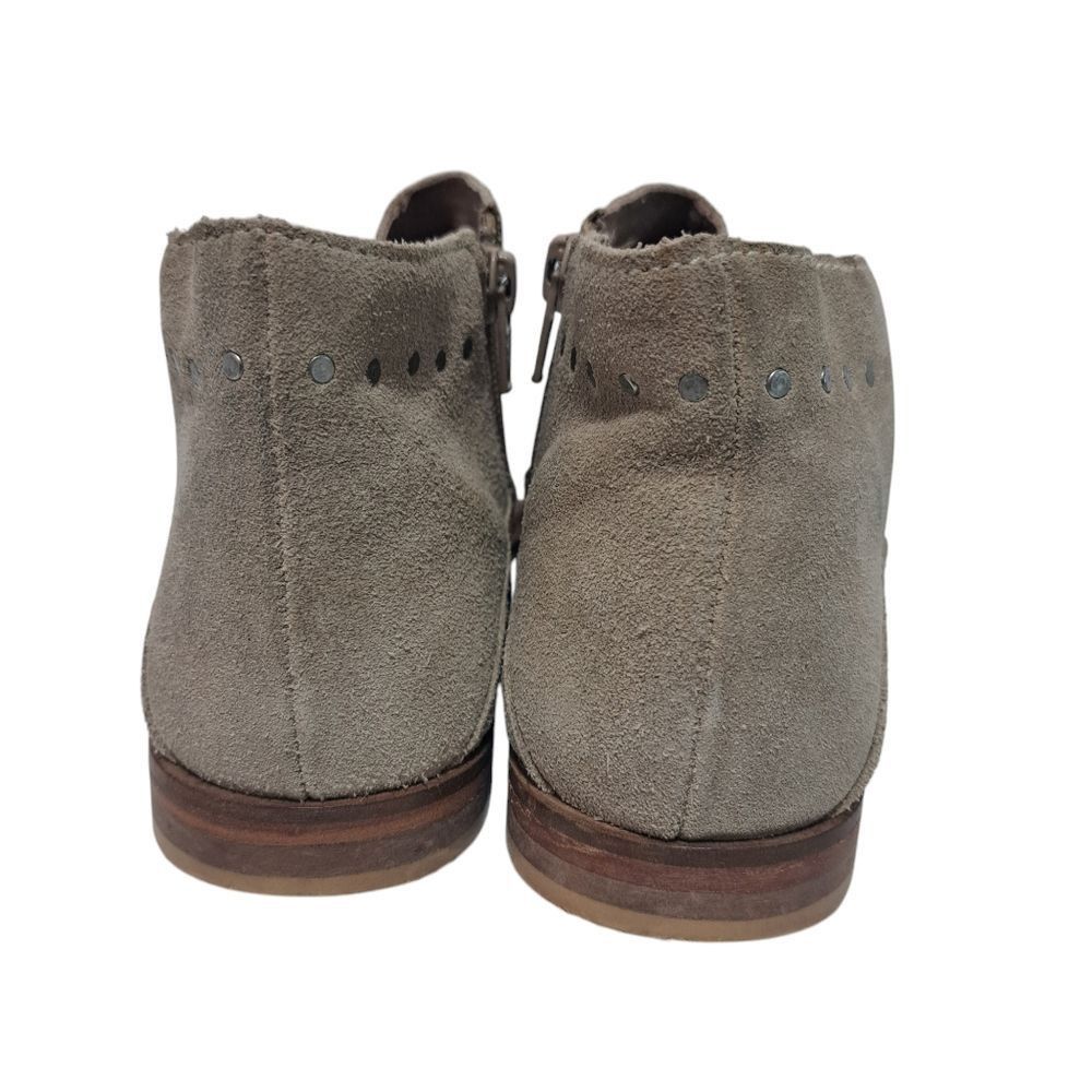 Free People Free People Aquarian Studded Leather Distressing Suede Ankle Boots Taupe Size 6 Size US 6 / IT 36 - 6 Thumbnail