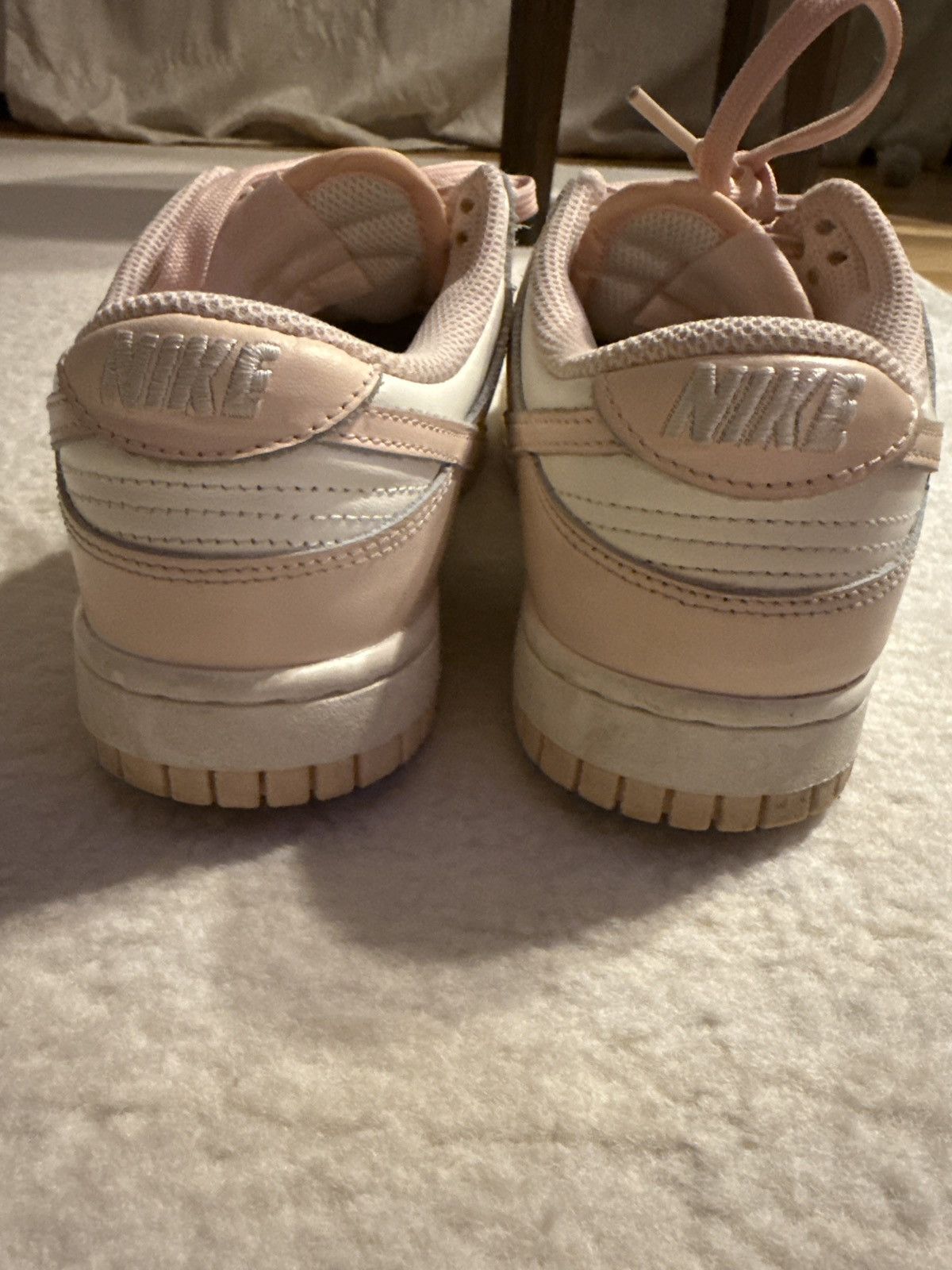 Nike Nike Dunk Low Pink/White – Gently Used Size US 7 / IT 37 - 4 Thumbnail