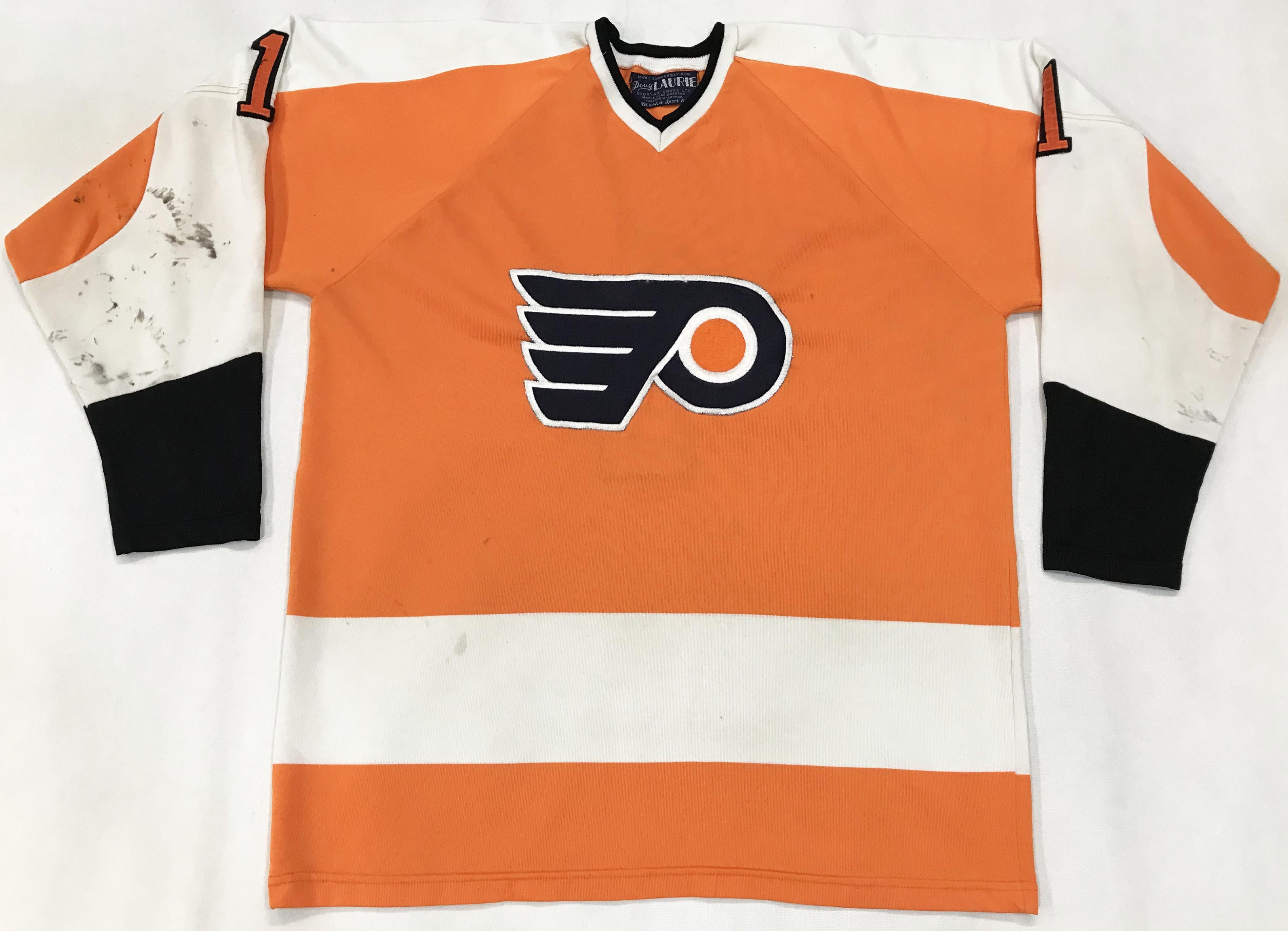 NHL × Vintage Vintage Doug Laurie Philadelphia Flyers #1 NHL Hockey Jersey Size US L / EU 52-54 / 3 - 1 Thumbnail