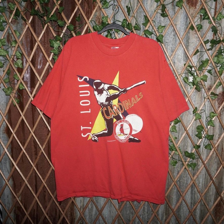 MLB XXL - Vintage Y2K St. Louis Cardinals MLB 1990s t-shirt Size US XXL / EU 58 / 5 - 1 Thumbnail