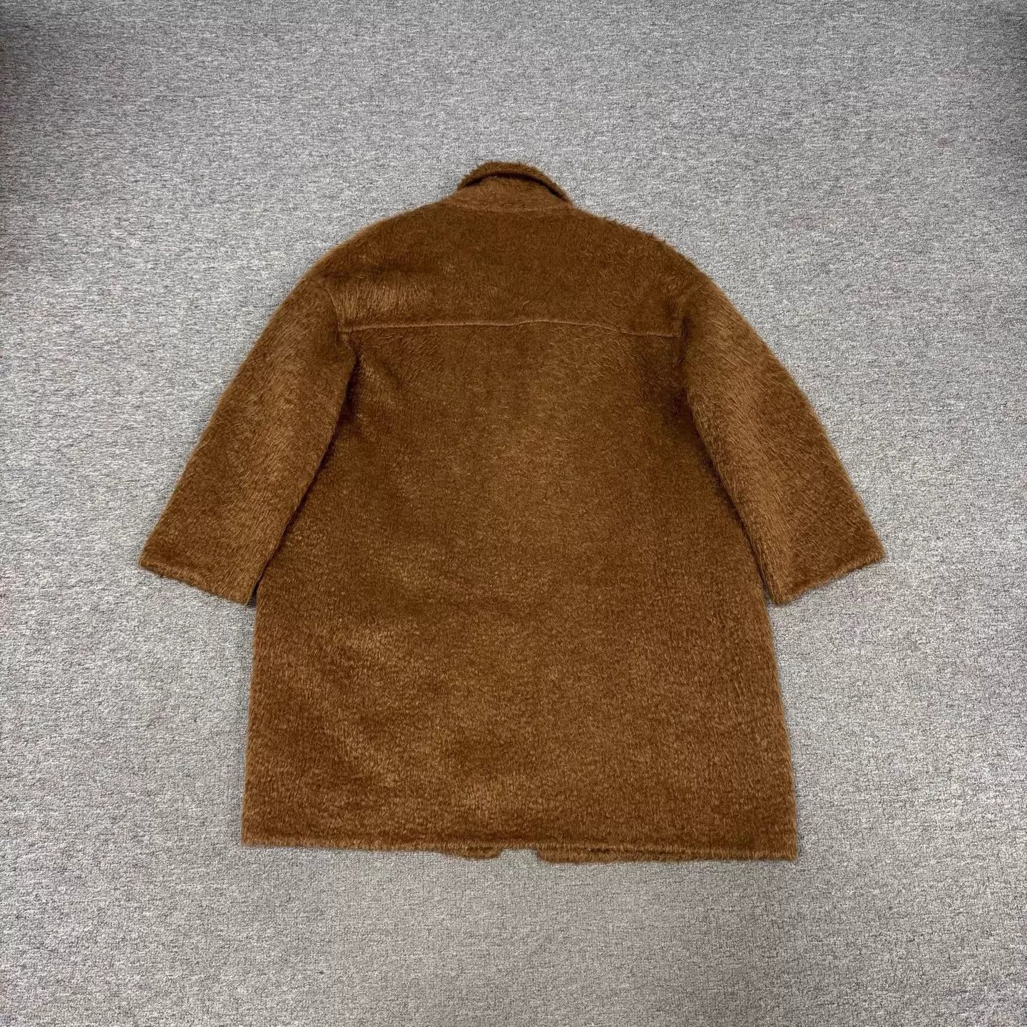 Max Mara MaxMara Camel Mohair Blend Lapel Mid-length Coat F40 99 New Size M / US 6-8 / IT 42-44 - 2 Thumbnail