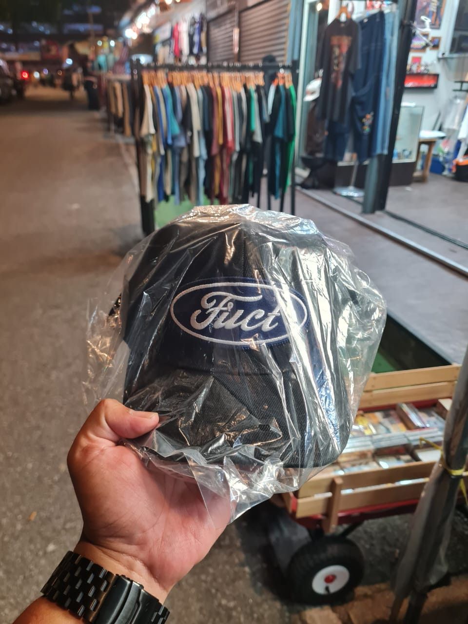 FUCT FUCT OVAL ADJUSTABLE HAT Size ONE SIZE - 4 Thumbnail
