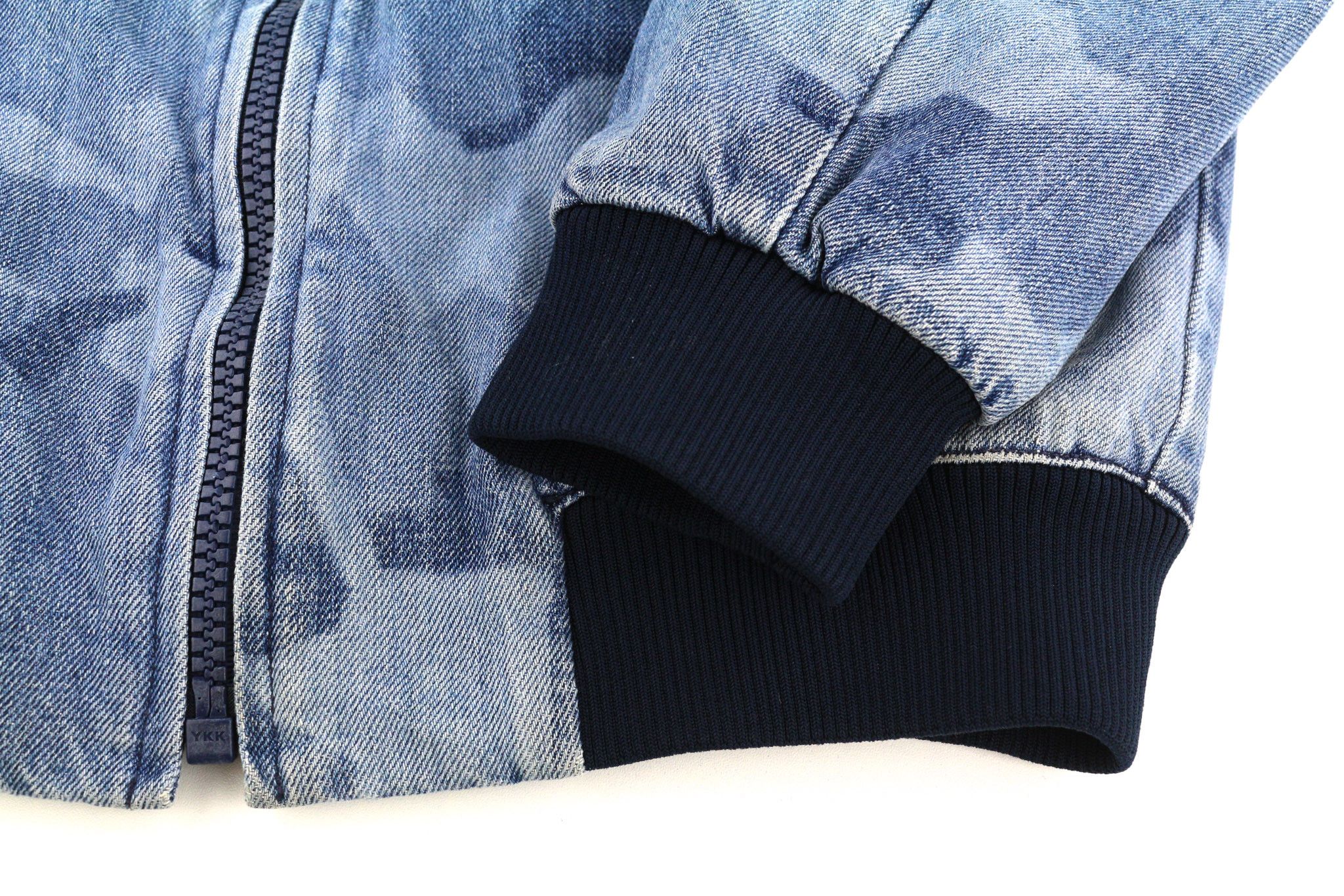 Nudie Jeans GUDRUN M Camo Denim Blue Pockets Jacket 81594 Size US M / EU 48-50 / 2 - 6 Thumbnail