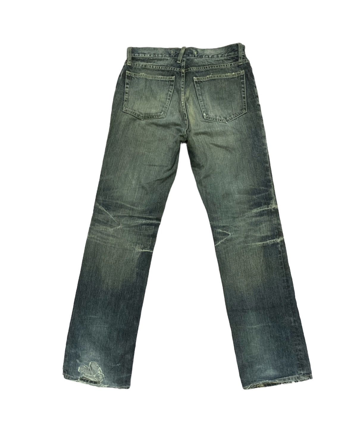 Japanese Brand × PPFM PPFM Distressed Denim Jeans Size US 31 - 2 Thumbnail