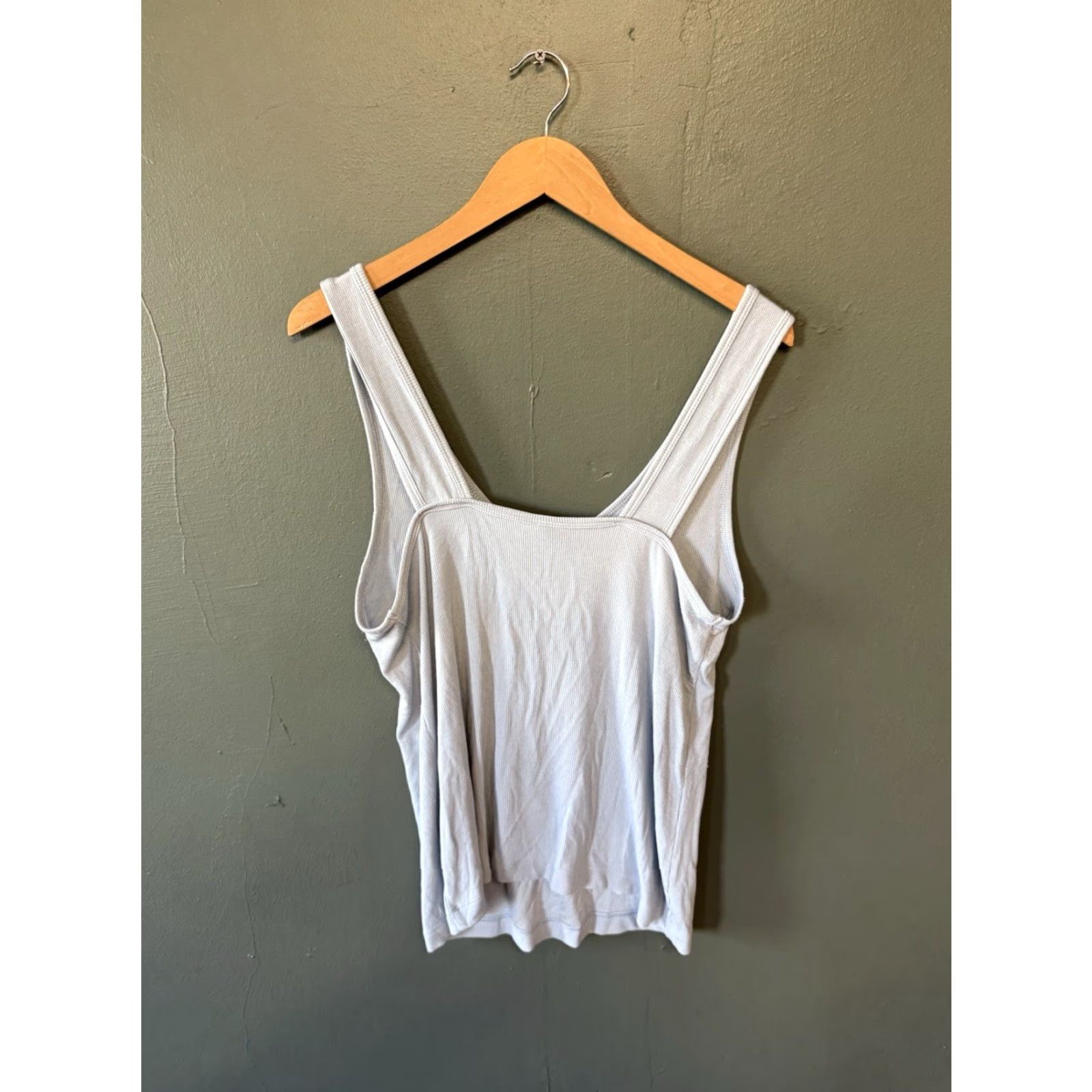 Vintage Cabi Womens Blue Sleeveless Ribbed Tank Top Size Medium Size M / US 6-8 / IT 42-44 - 2 Thumbnail